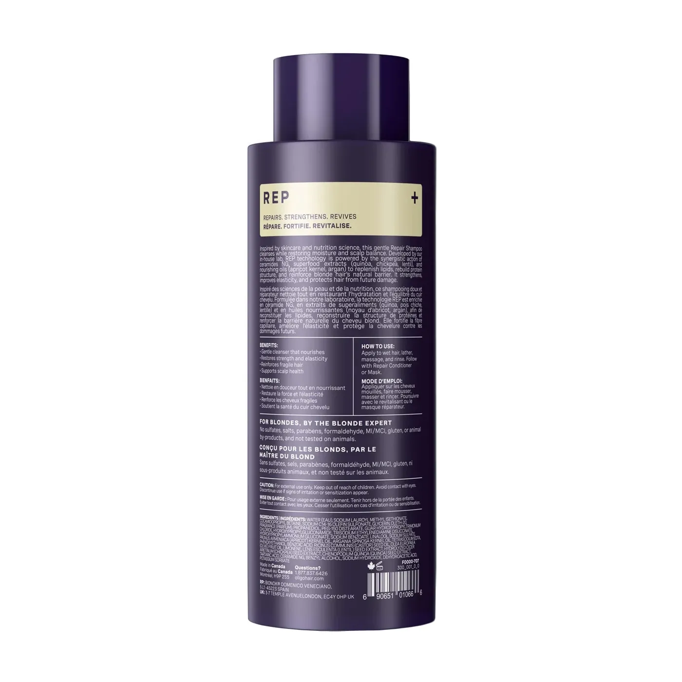 Oligo Blacklight REP Repair Shampoo 10.1 Ounce | SellerSpree