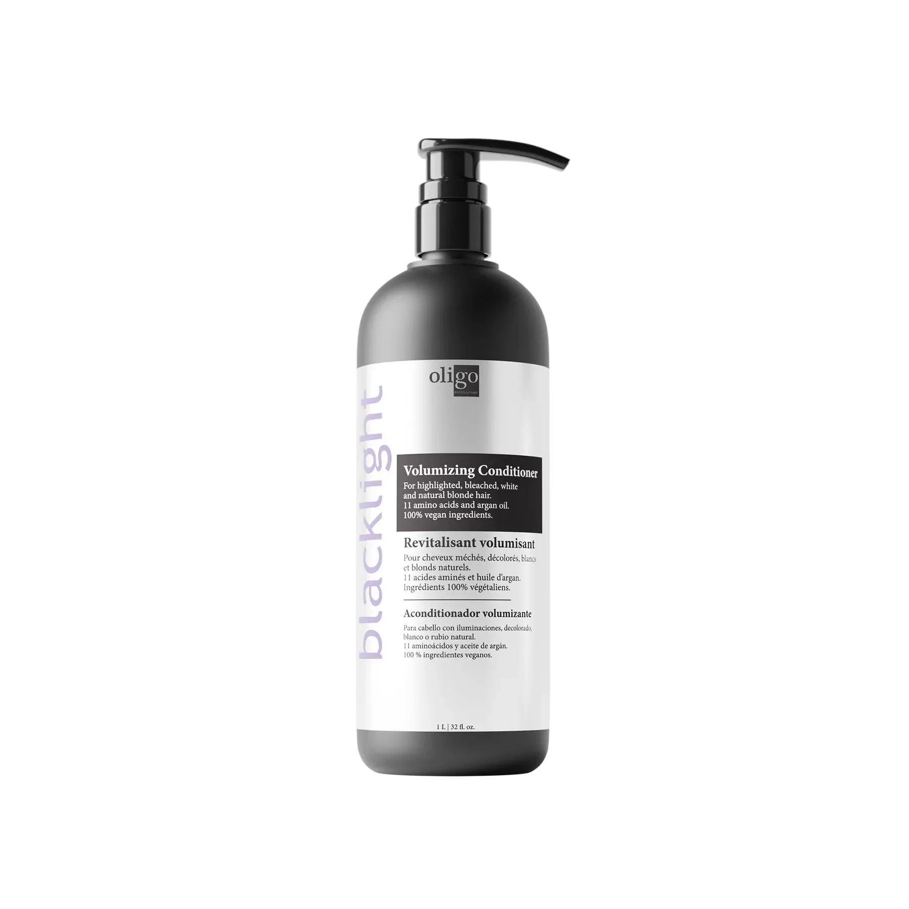 Oligo Blacklight Volumizing Conditioner For Highligted White And Blonde Hair 32 Ounce 1 Liter | SellerSpree