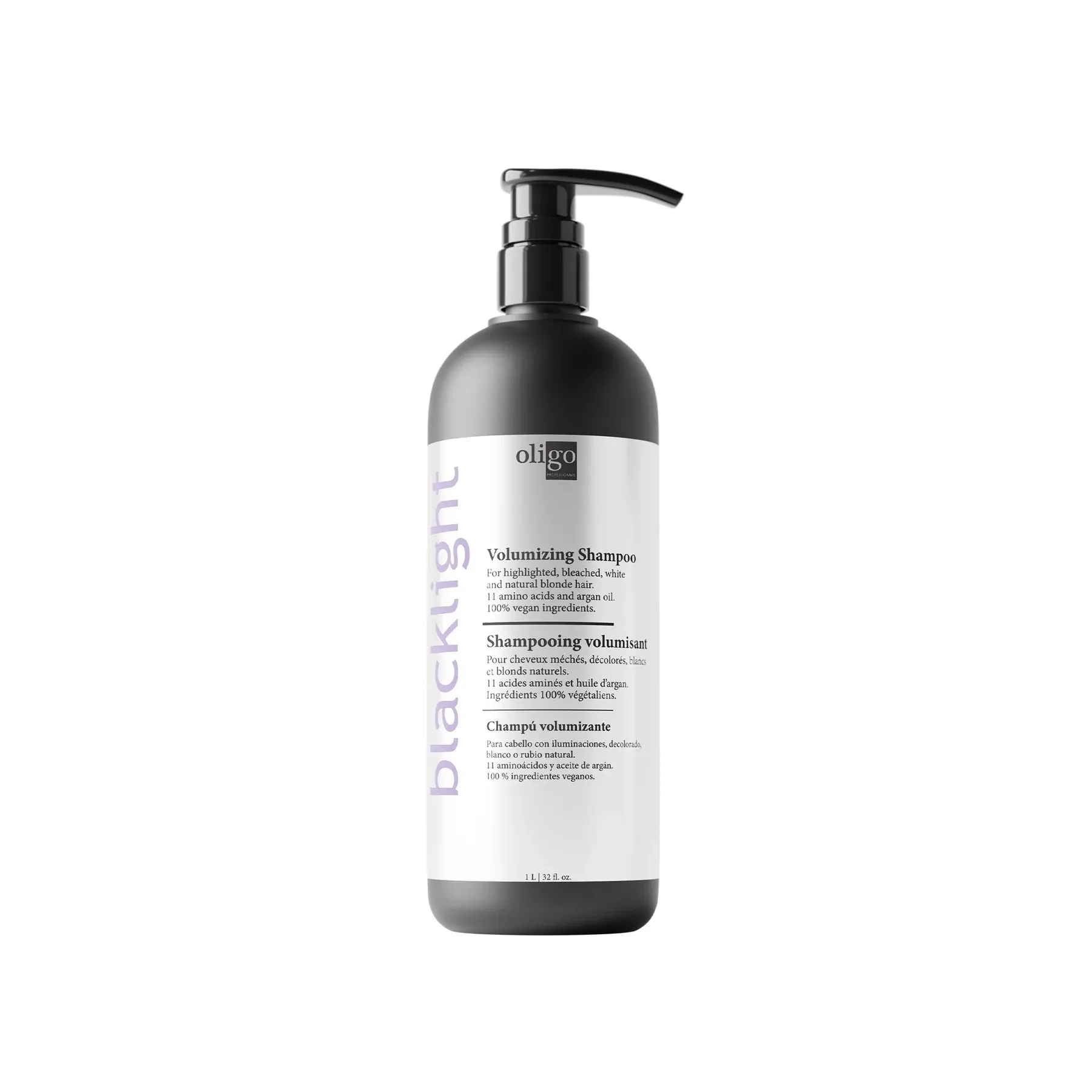 Oligo Blacklight Volumizing Shampoo For Highligted White And Blonde Hair 32 Ounce 1 Liter | SellerSpree