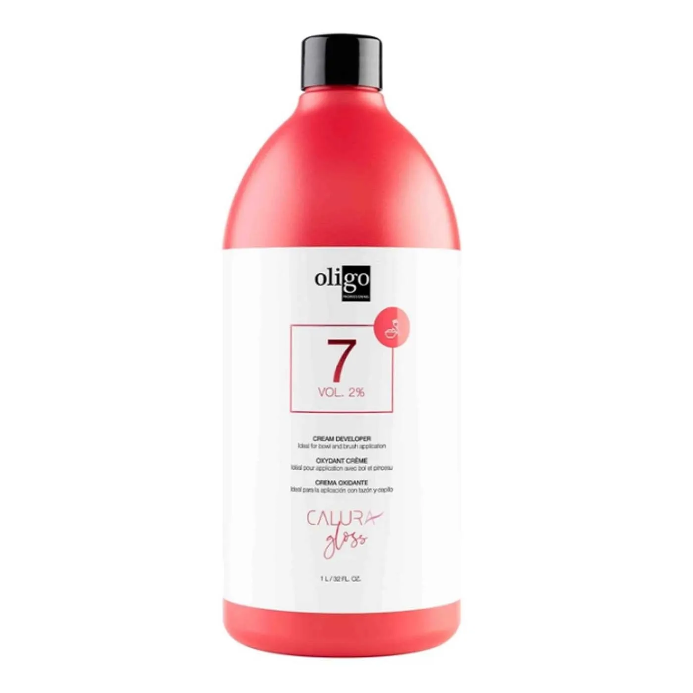 Oligo Calura Gloss 7 Volume 2% Lotion Developer 32 Ounce 1 Liter | SellerSpree