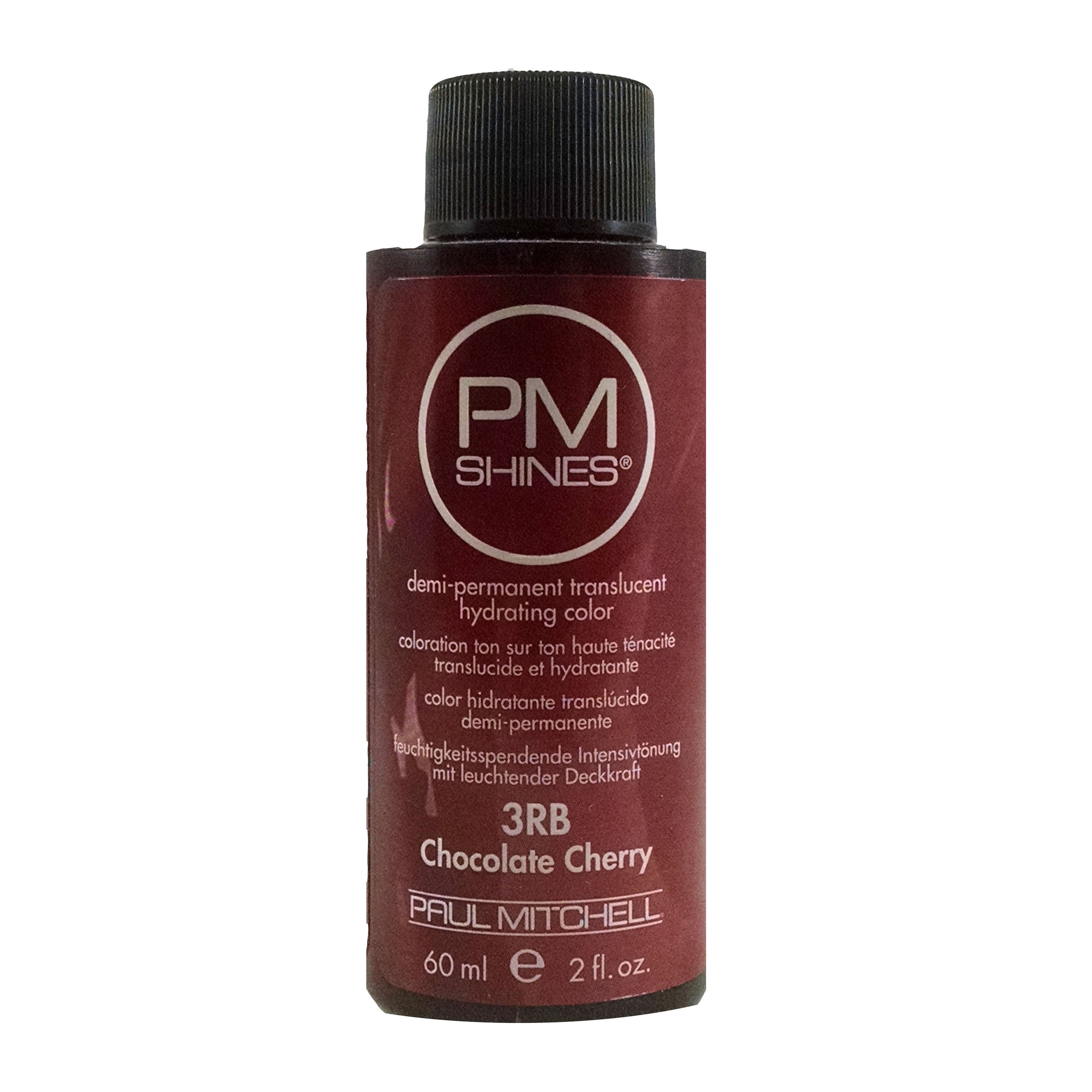 Paul Mitchell PM Shines 3RB Chocolate Cherry Demi-Permanent Translucent Hydrating Color 2 Ounce 60 Milliliters | SellerSpree