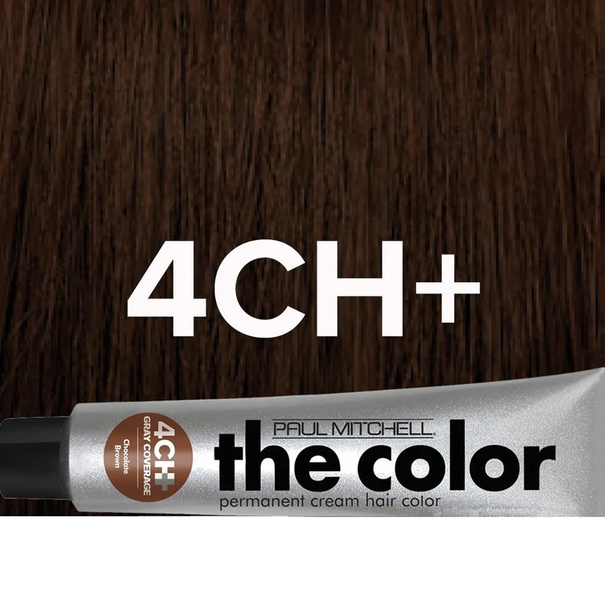 Paul Mitchell The Color 4CH+ Gray Coverage Chocolate Brown Permanent Cream Hair Color 3 Ounce 90 Milliliters | SellerSpree