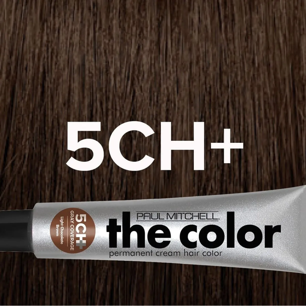 Paul Mitchell The Color 5CH+ Gray Coverage Light Chocolate Brown Permanent Cream Hair Color 3 Ounce 90 Milliliters | SellerSpree