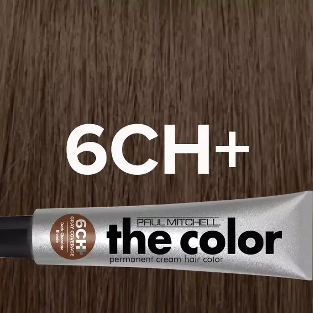 Paul Mitchell The Color 6CH+ Gray Coverage Dark Chocolate Blonde Permanent Cream Hair Color 3 Ounce 90 Milliliters | SellerSpree