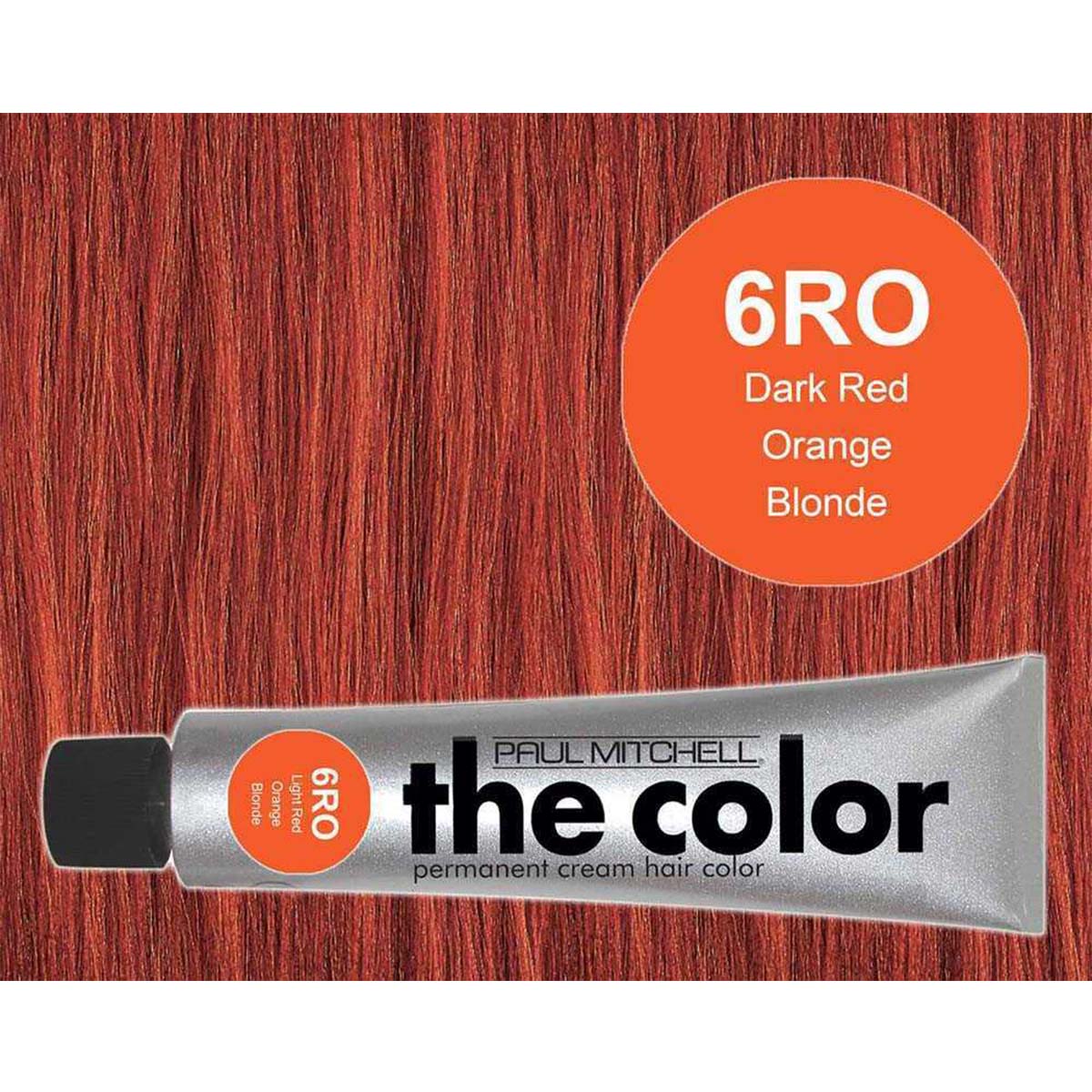 Paul Mitchell The Color 6RO Dark Red Orange Blonde Permanent Cream Hair Color 3 Ounce 90 Milliliters | SellerSpree