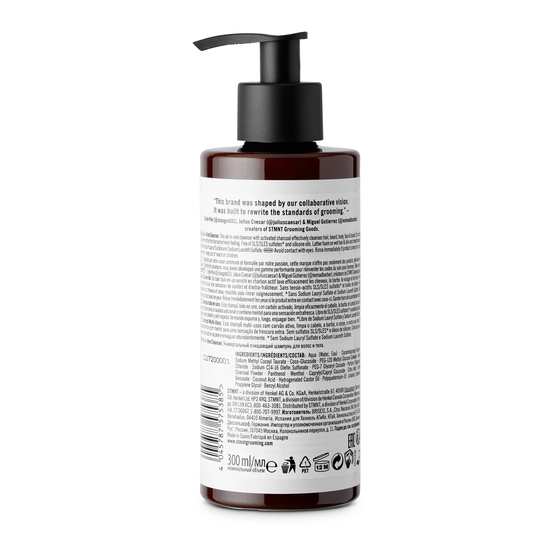 STMNT Statement Grooming Goods All-In-One Cleanser 10.1 Ounce | SellerSpree