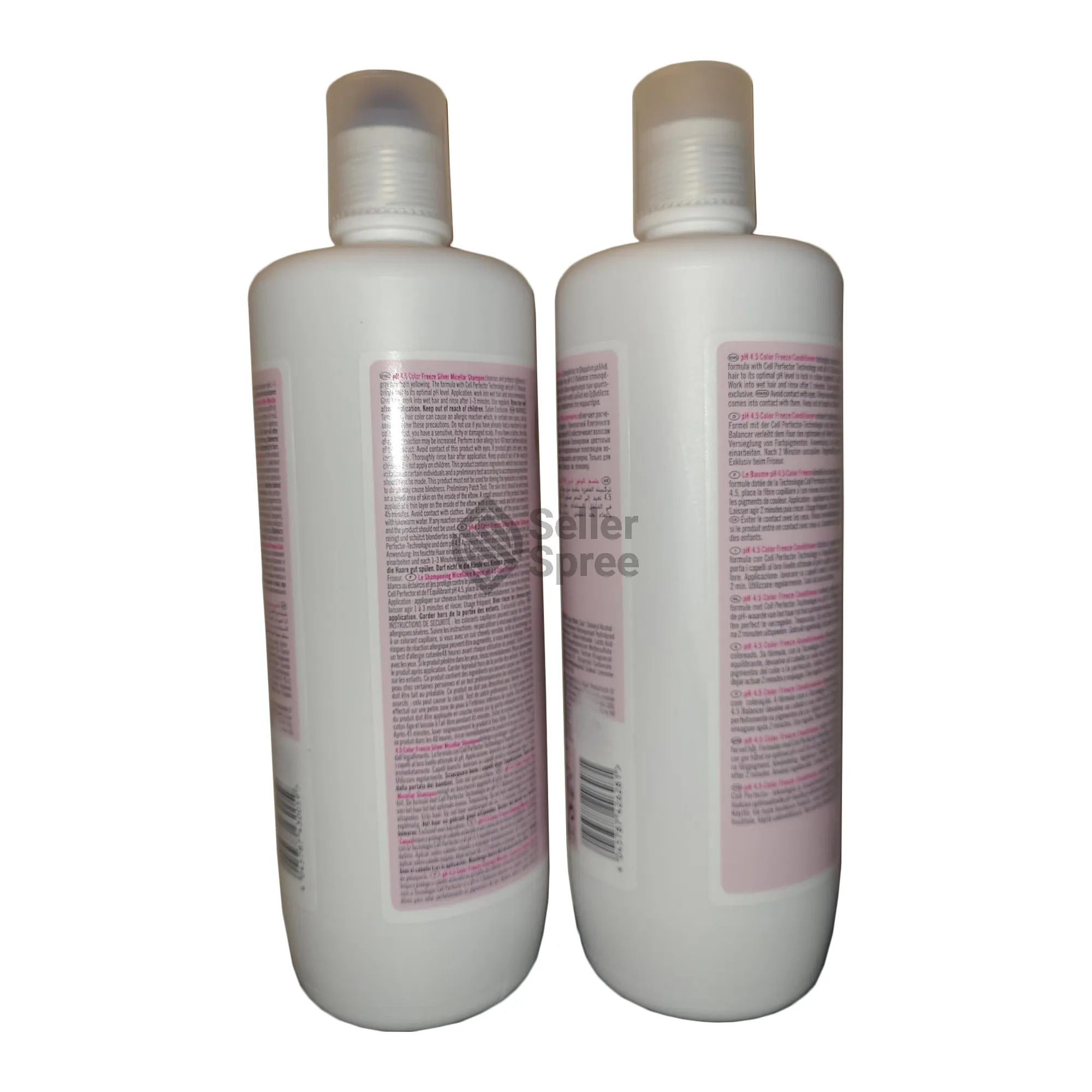 Schwarzkopf BC Bonacure pH 4.5 Color Freeze Silver Micellar Shampoo Conditioner Liter Duo | SellerSpree