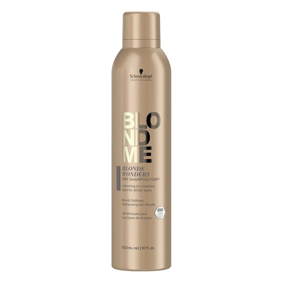 Schwarzkopf BlondMe Blonde Wonders Dry Shampoo Foam Refreshing Dry Foam For All Hair Types 10 Ounce 300 Milliliters | SellerSpree