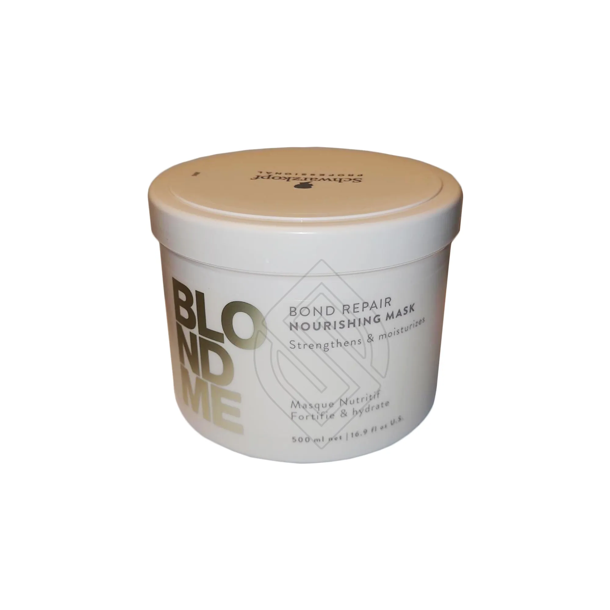 Schwarzkopf BlondMe Bond Repair Nourishing Mask Strenghens And Moisturizes 16.9 Ounce 500 Milliliters | SellerSpree