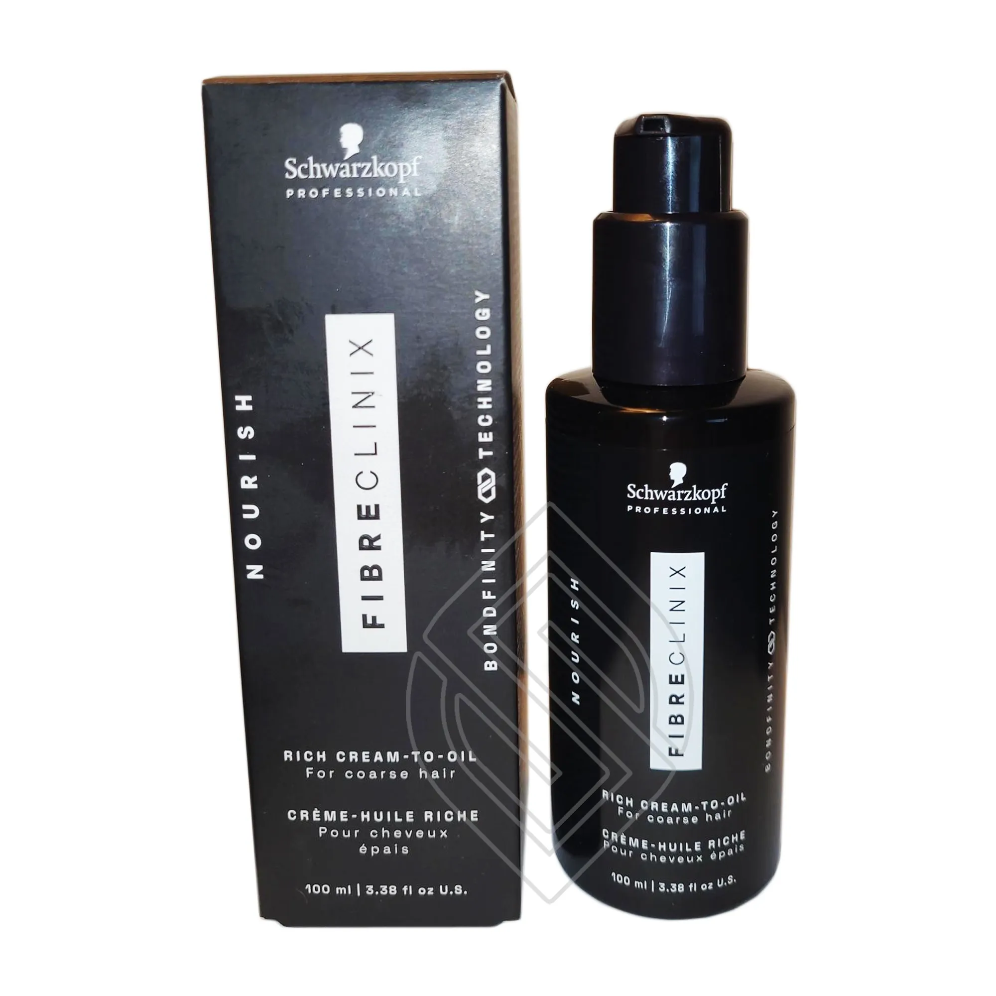 Schwarzkopf Fibre Clinix Bonding Rich Cream-To-Oil For Coarse Hair 3.38 Ounce 100 Milliliters | SellerSpree