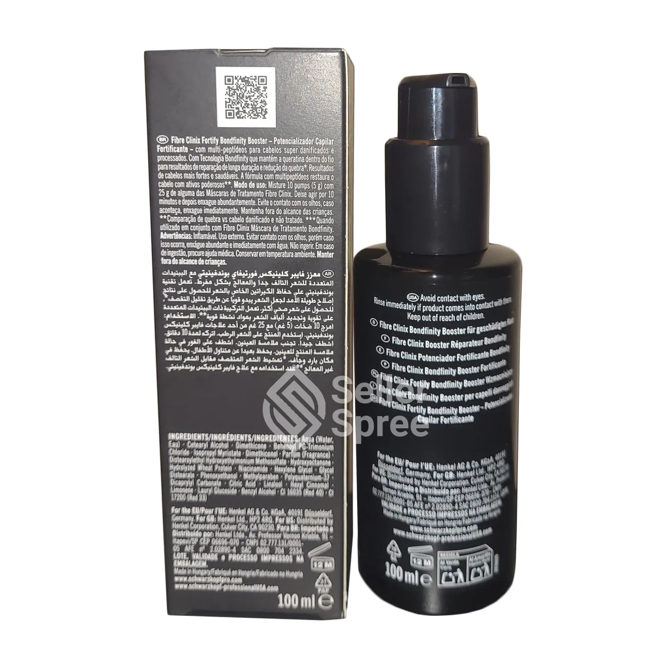 Schwarzkopf Fibre Clinix Booster Fortify For Damaged Hair 3.38 Ounce 100 Milliliters | SellerSpree