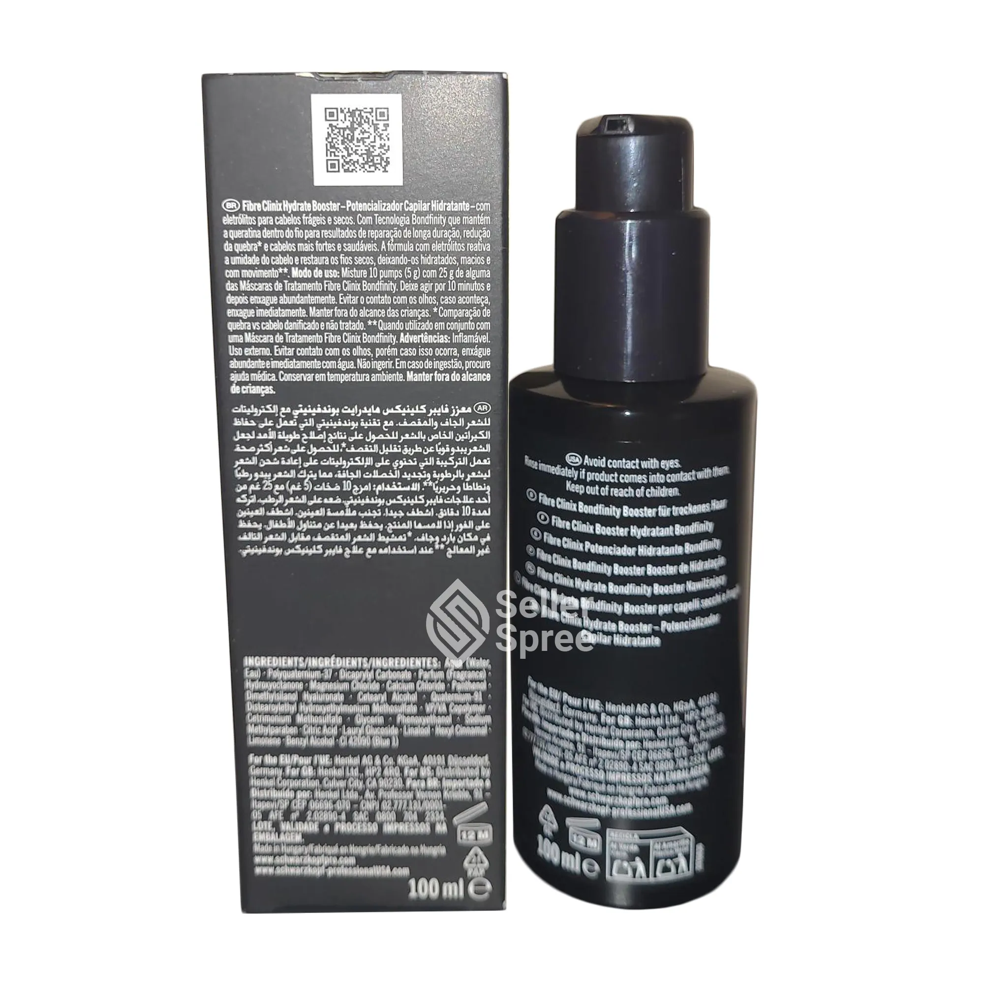 Schwarzkopf Fibre Clinix Booster Hydrate For Dry Brittle Hair 3.38 Ounce 100 Milliliters | SellerSpree