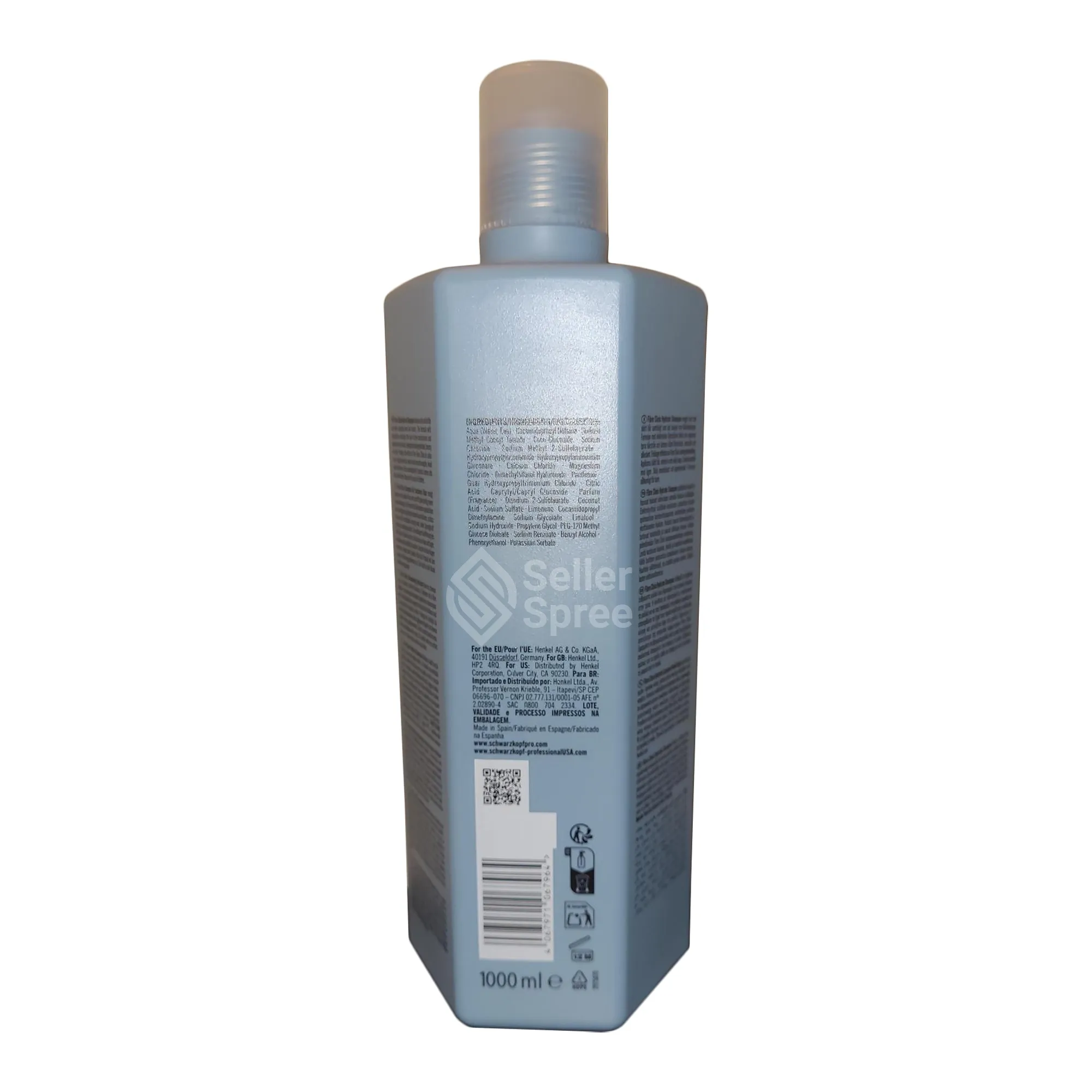 Schwarzkopf Fibre Clinix Hydrate Shampoo For Dry Brittle Hair 33.8 Ounce 1 Liter | SellerSpree