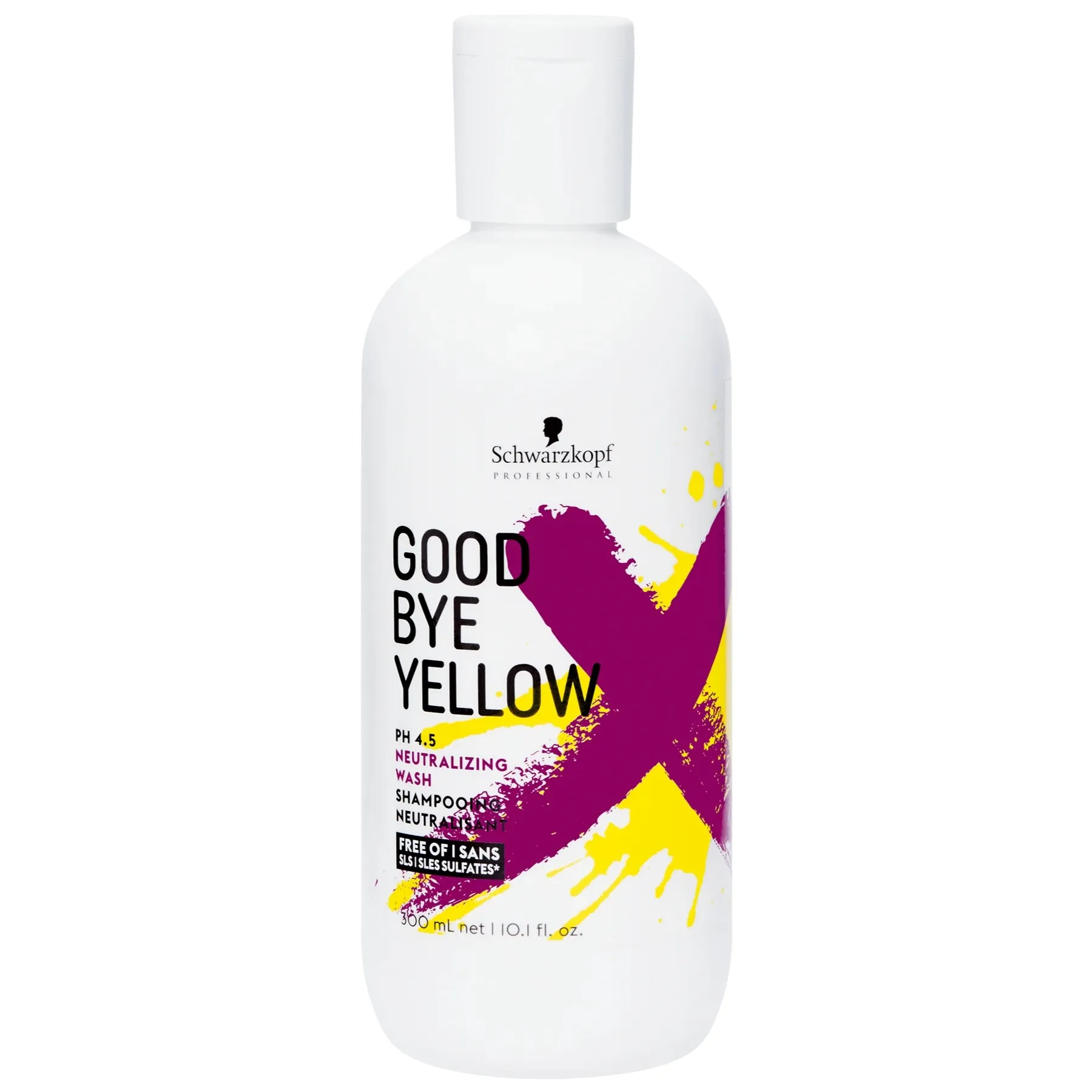 Schwarzkopf GoodBye Yellow Neutralizing Wash Shampoo 10.1 Ounce 300 Gram | SellerSpree
