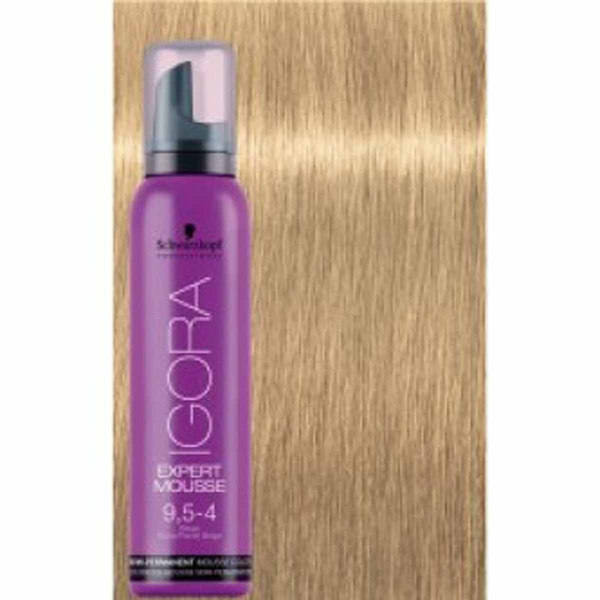 Schwarzkopf Igora Expert Mousse 9,5-4 Beige Semi-permanent Color 3.4oz 100ml | SellerSpree