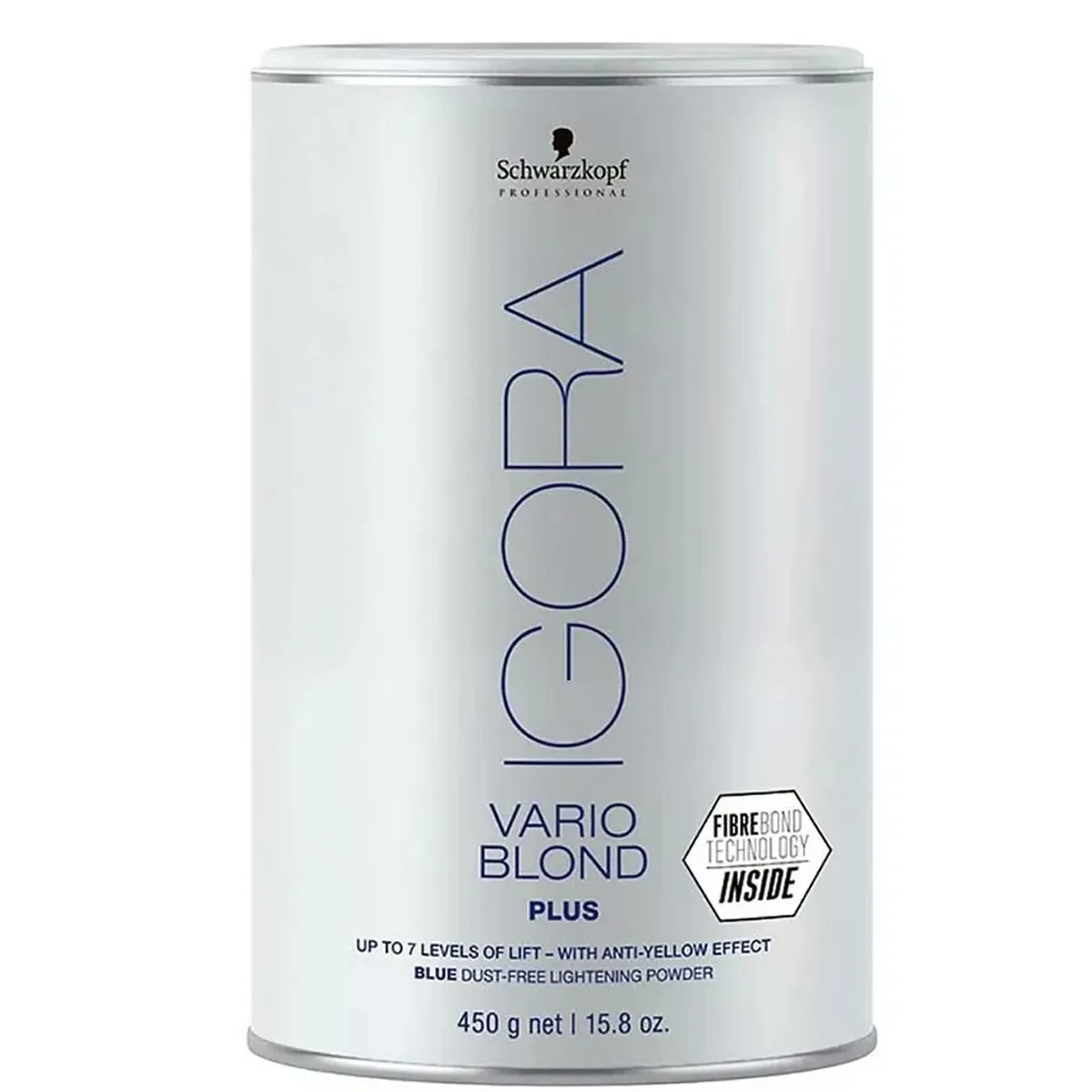 Schwarzkopf Igora Vario Blond Plus Blue Dust-Free Lightening Powder Up To 7 Levels Lift 15.8 Ounce 450 Gram | SellerSpree