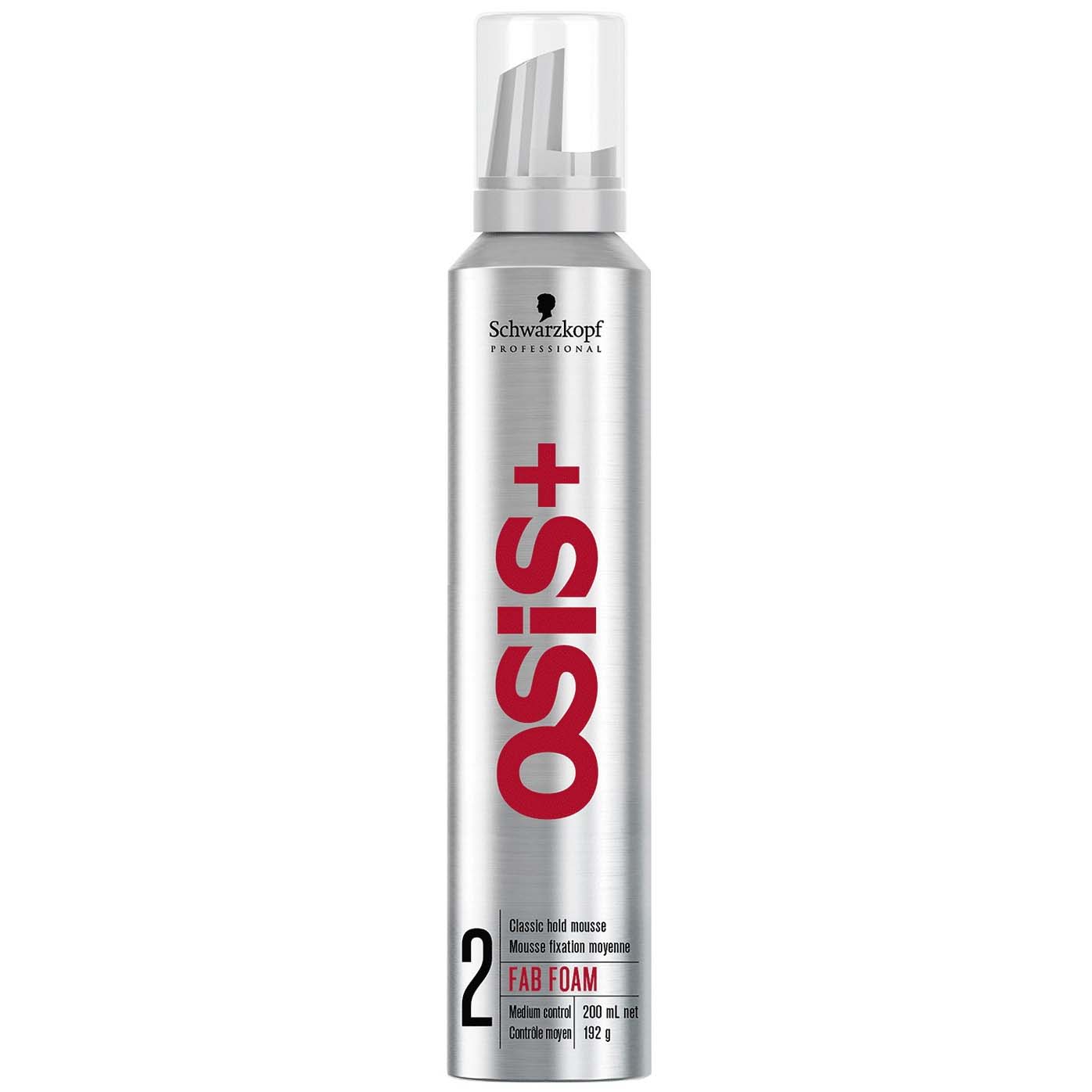 Schwarzkopf Osis+ 2 Fab Foam Classic Hold Mousse Medium Control 7oz 200ml | SellerSpree