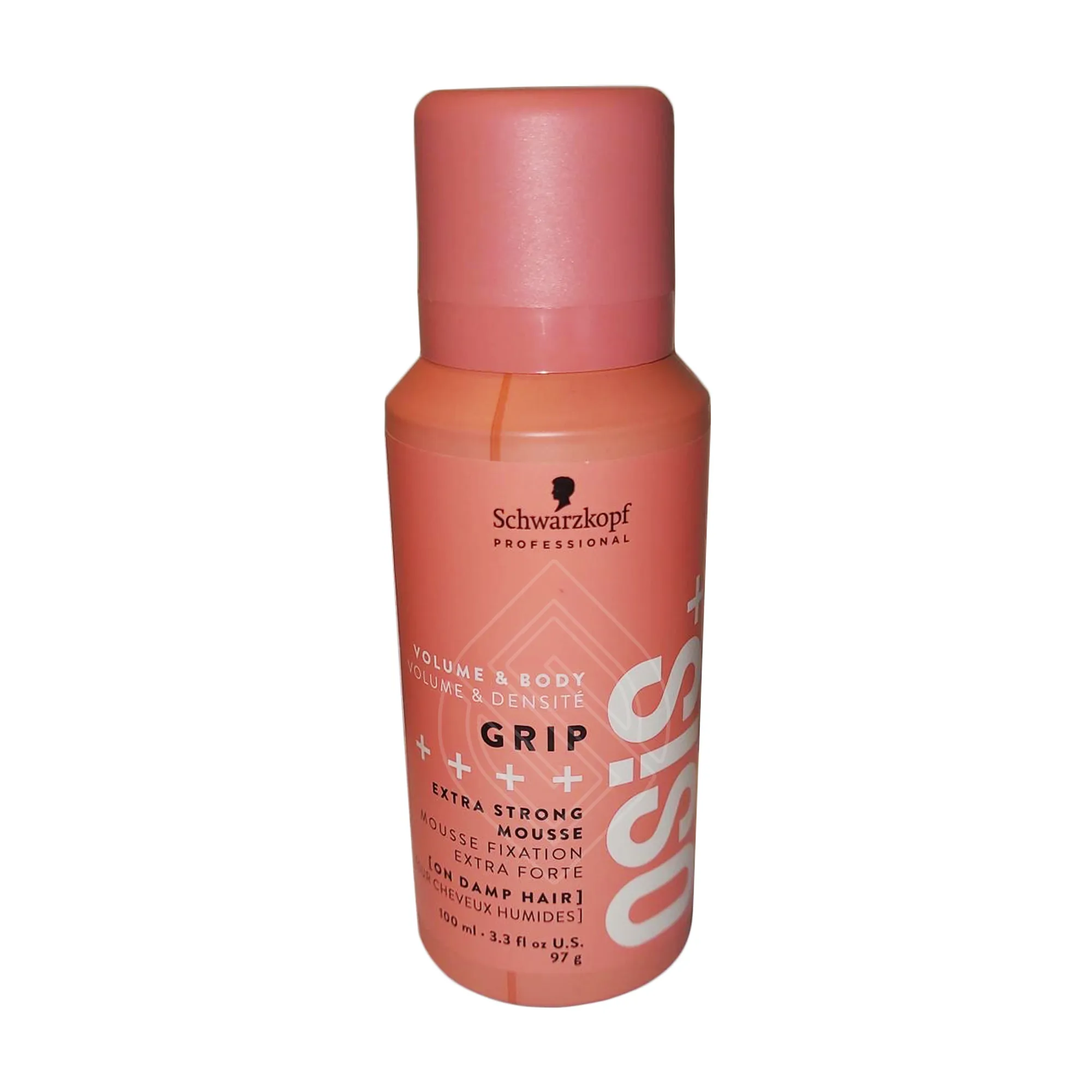Schwarzkopf Osis+ Volume & Body Grip Extra Strong Mousse 3.3 Ounce 100 Milliliters | SellerSpree