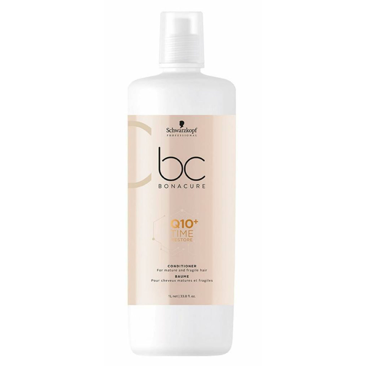 Schwarzkopf Professional BC Bonacure Q10+ Time Restore Conditioner For Mature And Fragile Hair 33.8 Ounce 1000 Milliliters | SellerSpree