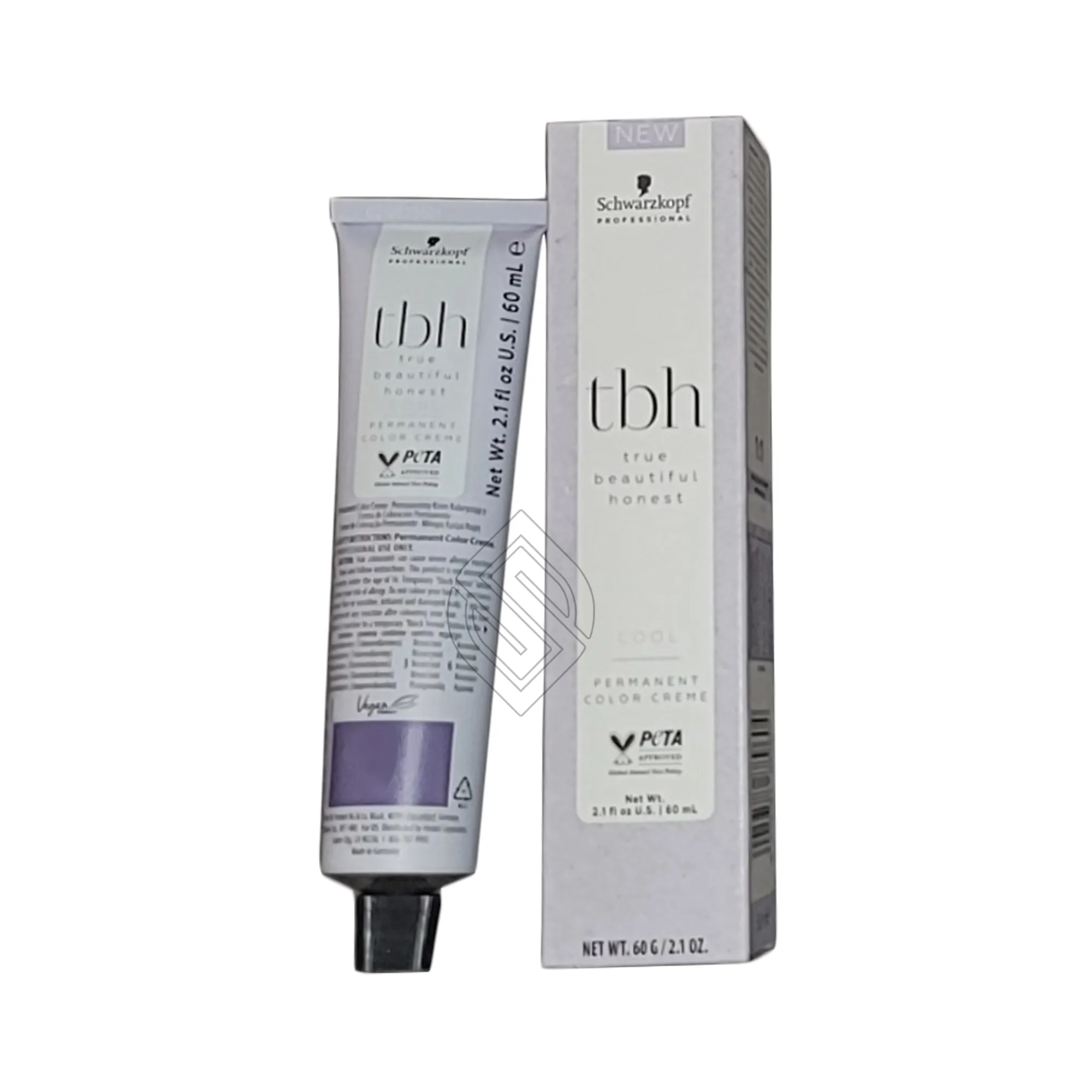 Schwarzkopf TBH 6-19 Cool Dark Blonde Cendre Violet Permanen