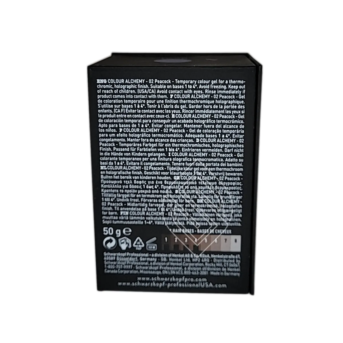 Schwarzkopf The Unseen Colour Alchemy 02 Peacock Holographic Temporary Hair Color 1.7 Ounce 60 Gram | SellerSpree