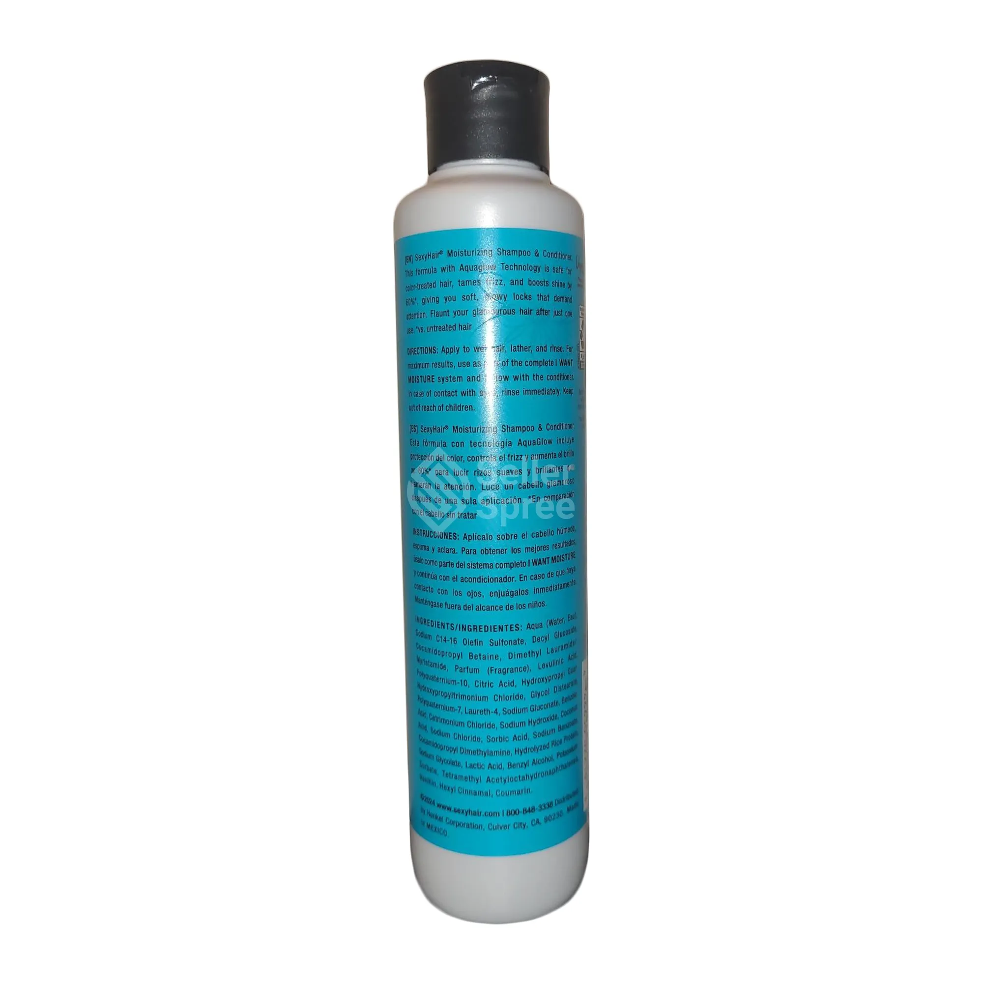 Sexy Hair I Want Moisture Moisturizing Shampoo 10.1 Ounce 300 Milliliters | SellerSpree