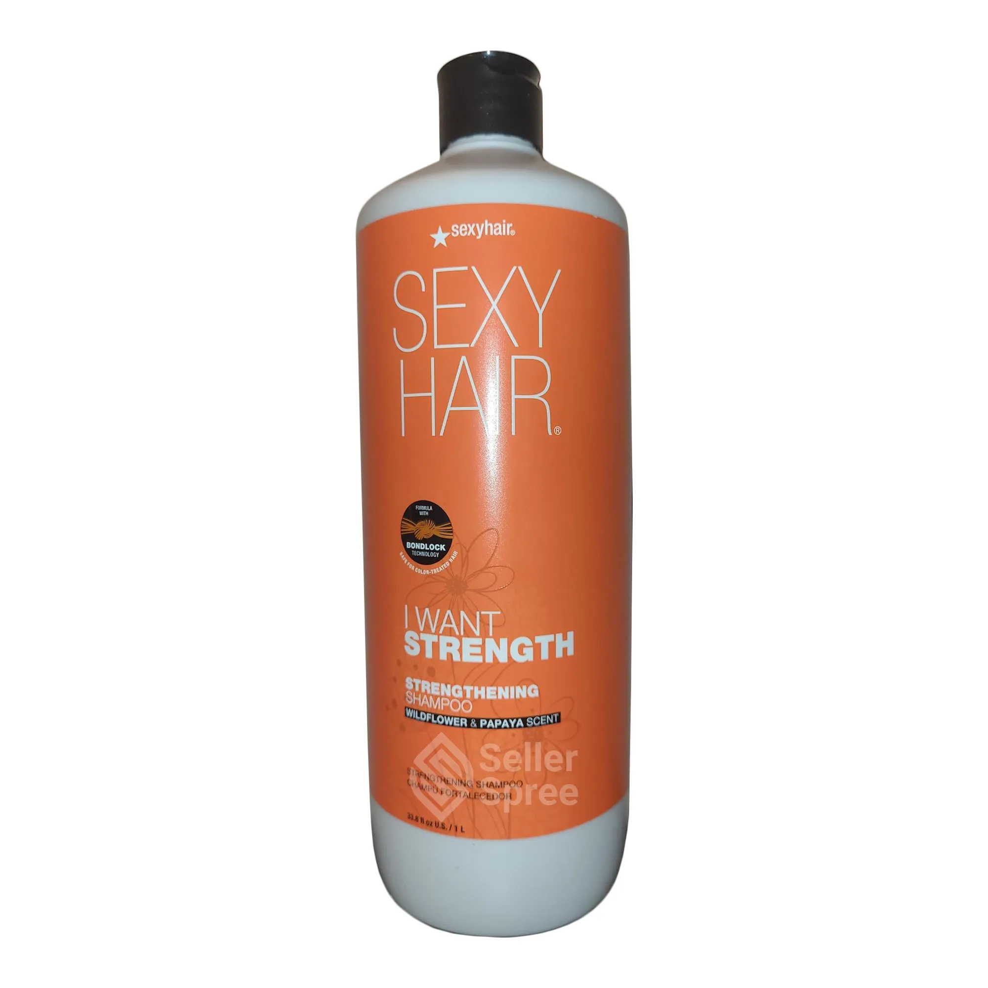 Sexy Hair I Want Strength Strengthening Shampoo 33.8 Ounce 1000 Milliliters | SellerSpree