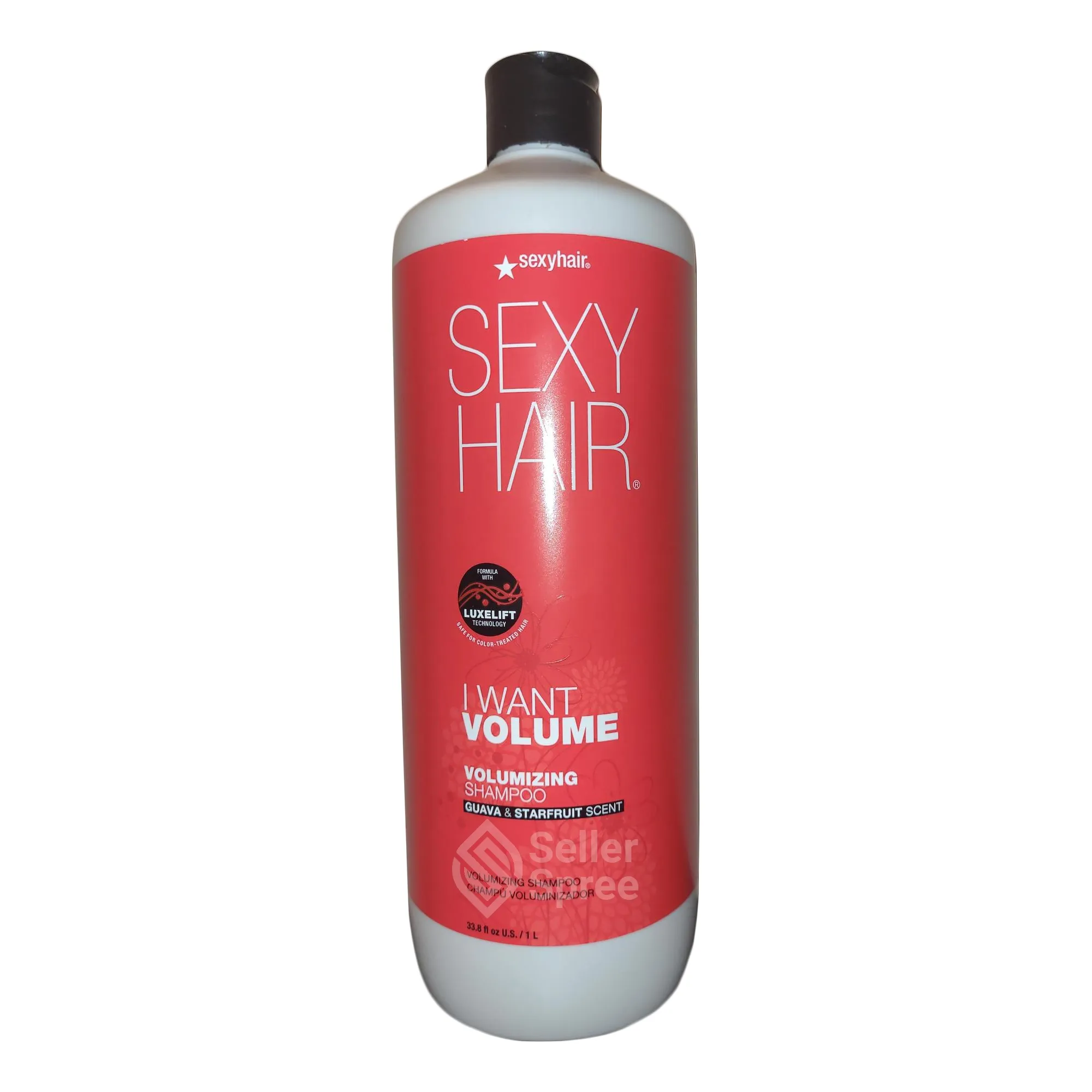 Sexy Hair I Want Volume Volumizing Shampoo 33.8 Ounce 1000 Milliliters | SellerSpree