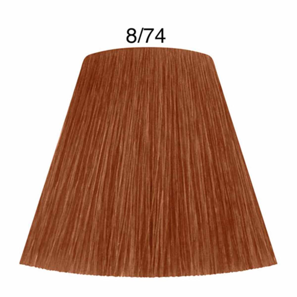 Wella Koleston Perfect ME+ Deep Browns 8/74 Light Blonde Brown Red Permanent Hair Color 2 Ounce 60 Milliliters | SellerSpree