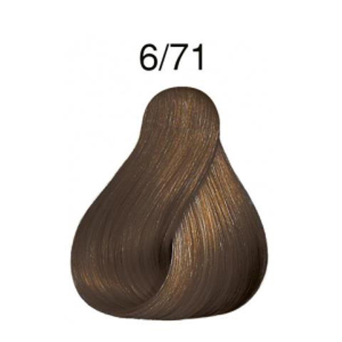 Wella Koleston Perfect Permanent Creme Hair Color 6/71 Dark Blonde / Brown Ash 2oz 60ml | SellerSpree
