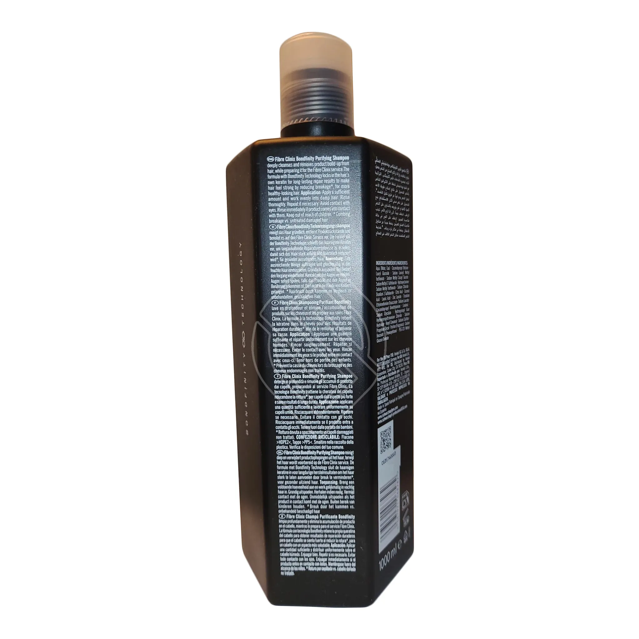 Schwarzkopf Fibre Clinix In Salon Purifying Shampoo Bondfinity Technology 33.8 Ounce 1000 Milliliters | SellerSpree
