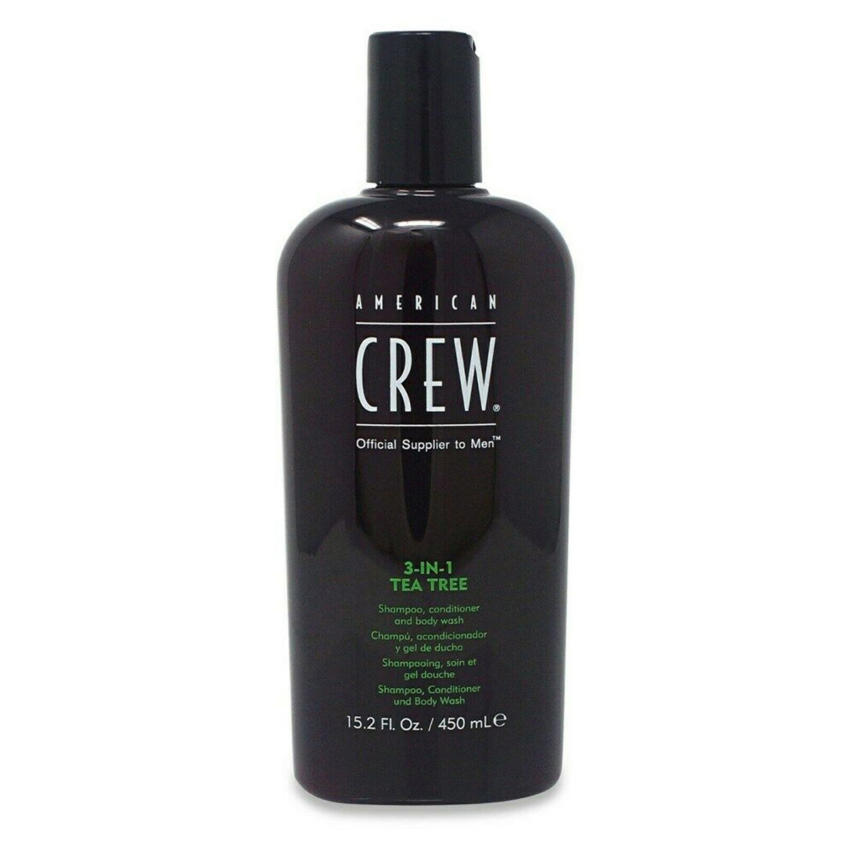 American Crew 3-In-1 Tea Tree Shampoo Conditioner Body Wash 15.2 Ounce 450 Milliliters | SellerSpree