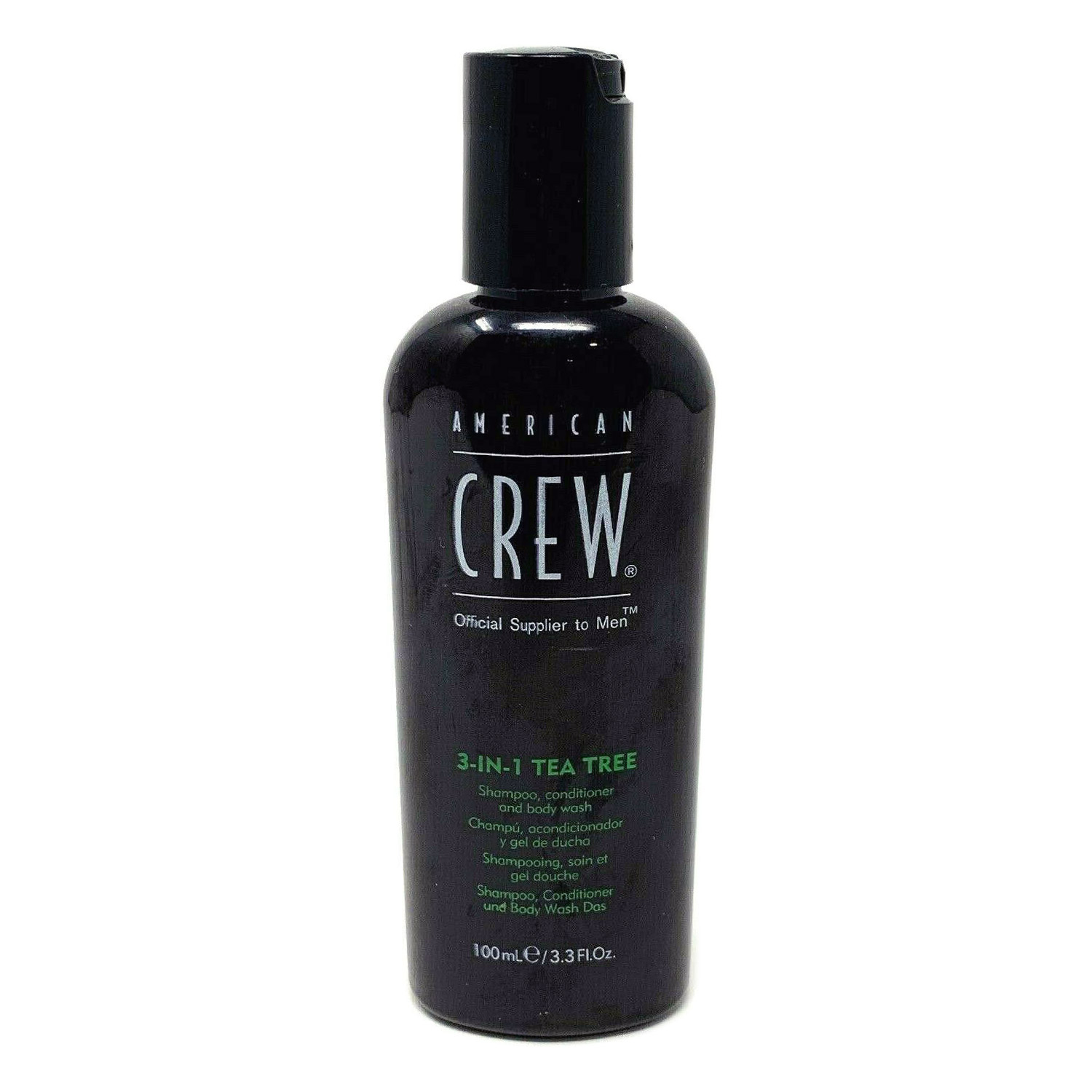 American Crew 3-In-1 Tea Tree Shampoo Conditioner Body Wash 3.3 Ounce 100 Milliliters | SellerSpree