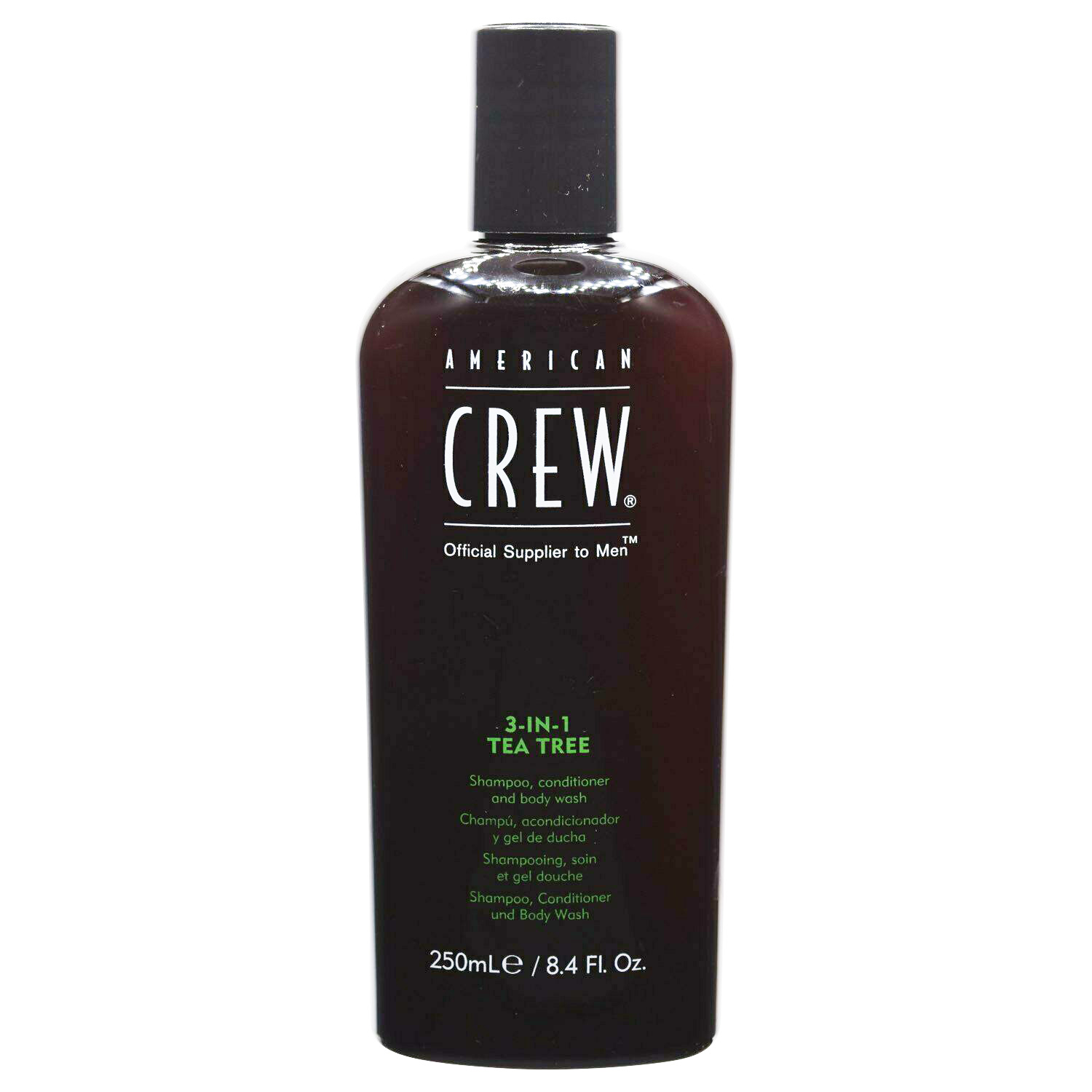 American Crew 3-In-1 Tea Tree Shampoo Conditioner Body Wash 8.4 Ounce 250 Milliliters | SellerSpree