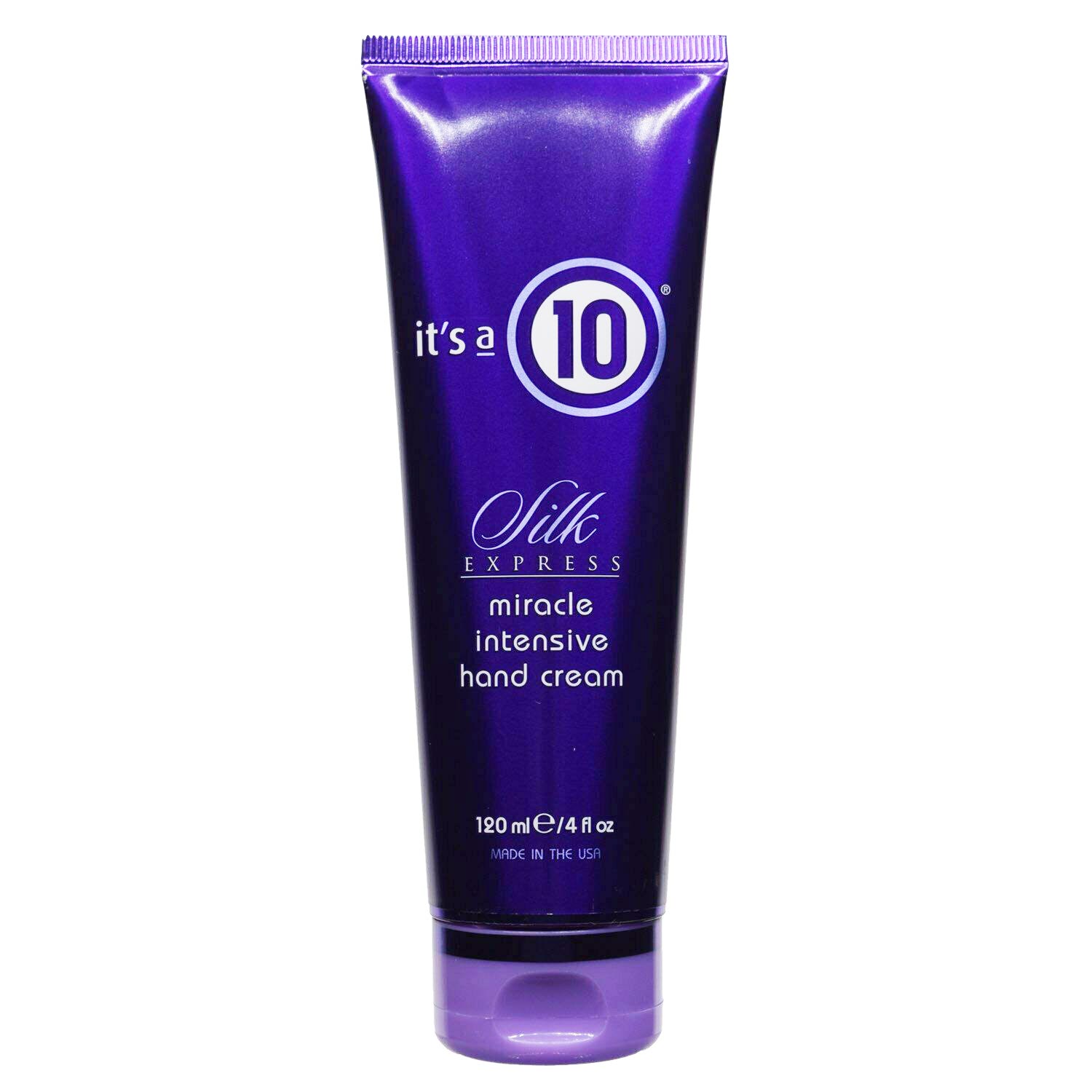 It's A 10 Silk Express Miracle Silk Intensive Hand Cream 4 Ounce 120 Milliliters | SellerSpree