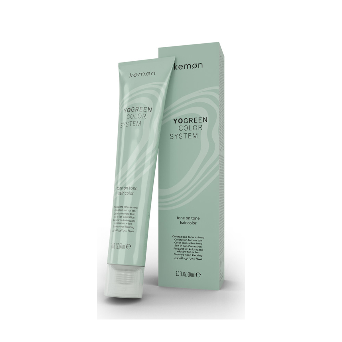 Kemon Yo Green Color System 10.71 Platinum Violet Ash Blonde Tone On Tone Hair Color 2 Ounce 60 Milliliters | SellerSpree