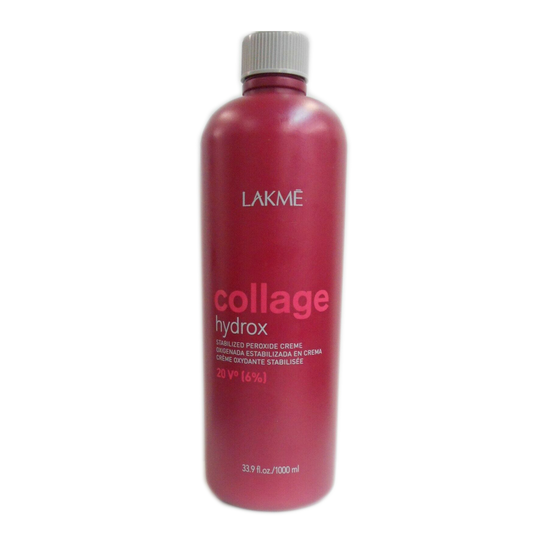 Lakme Collage Hydrox 20 Volume 6% Stabilized Peroxide Crème Developer 33.9oz 1000ml | SellerSpree