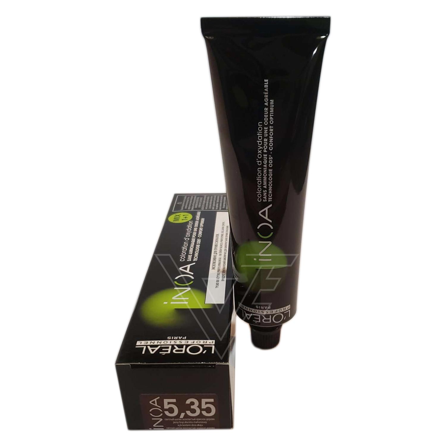 Loreal Professionnel Paris Inoa #5.35 Light Golden Mahogany Brown No Ammonia Permanent Hair Color Original-5.35/5grv 2oz 60g | SellerSpree