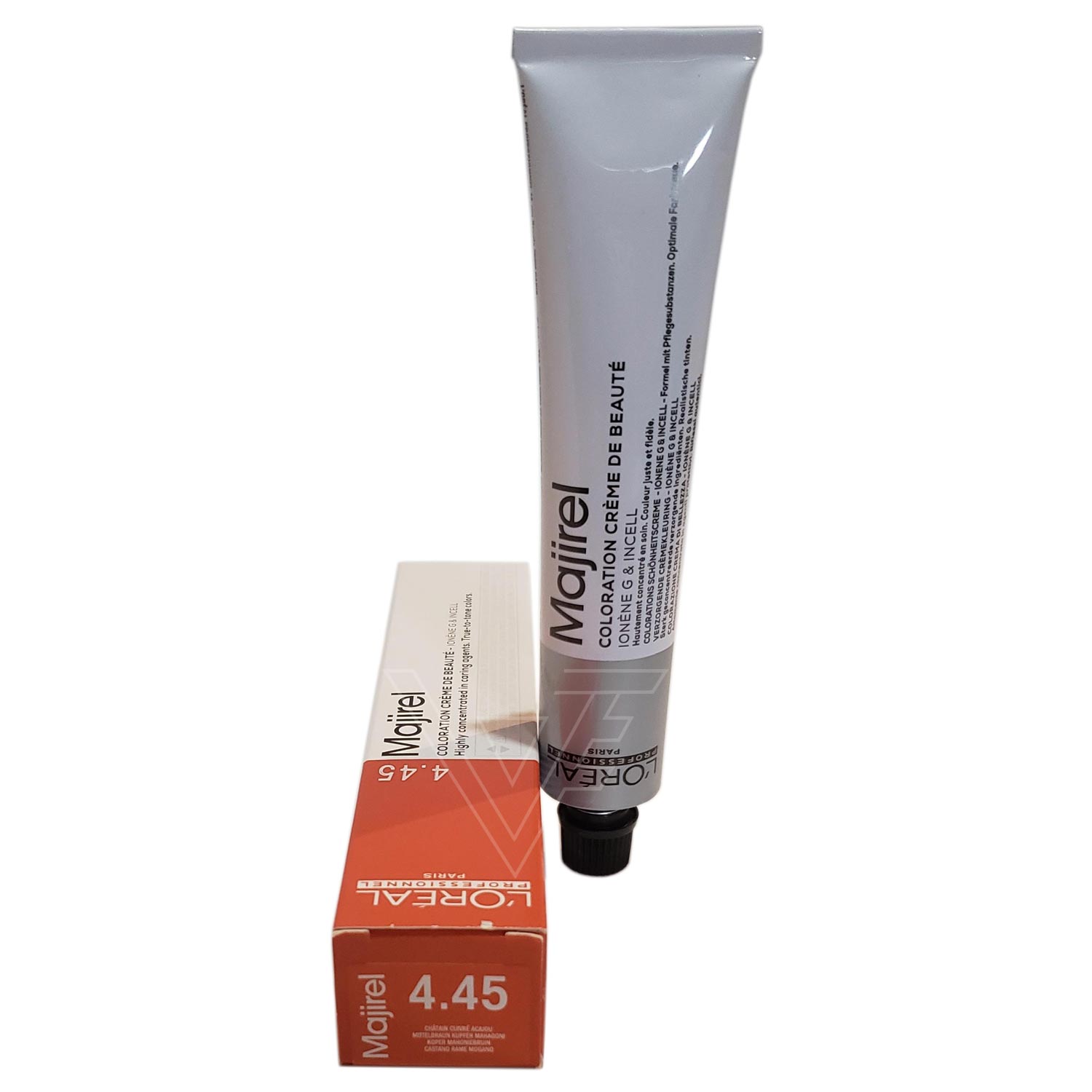 Loreal Professionnel Paris Majirel #4.45 Brown Copper Mahogany Ionene G Incell Permanent Hair Color Originally-4.45/4CRv 1.7 Ounce 50 Milliliters | SellerSpree