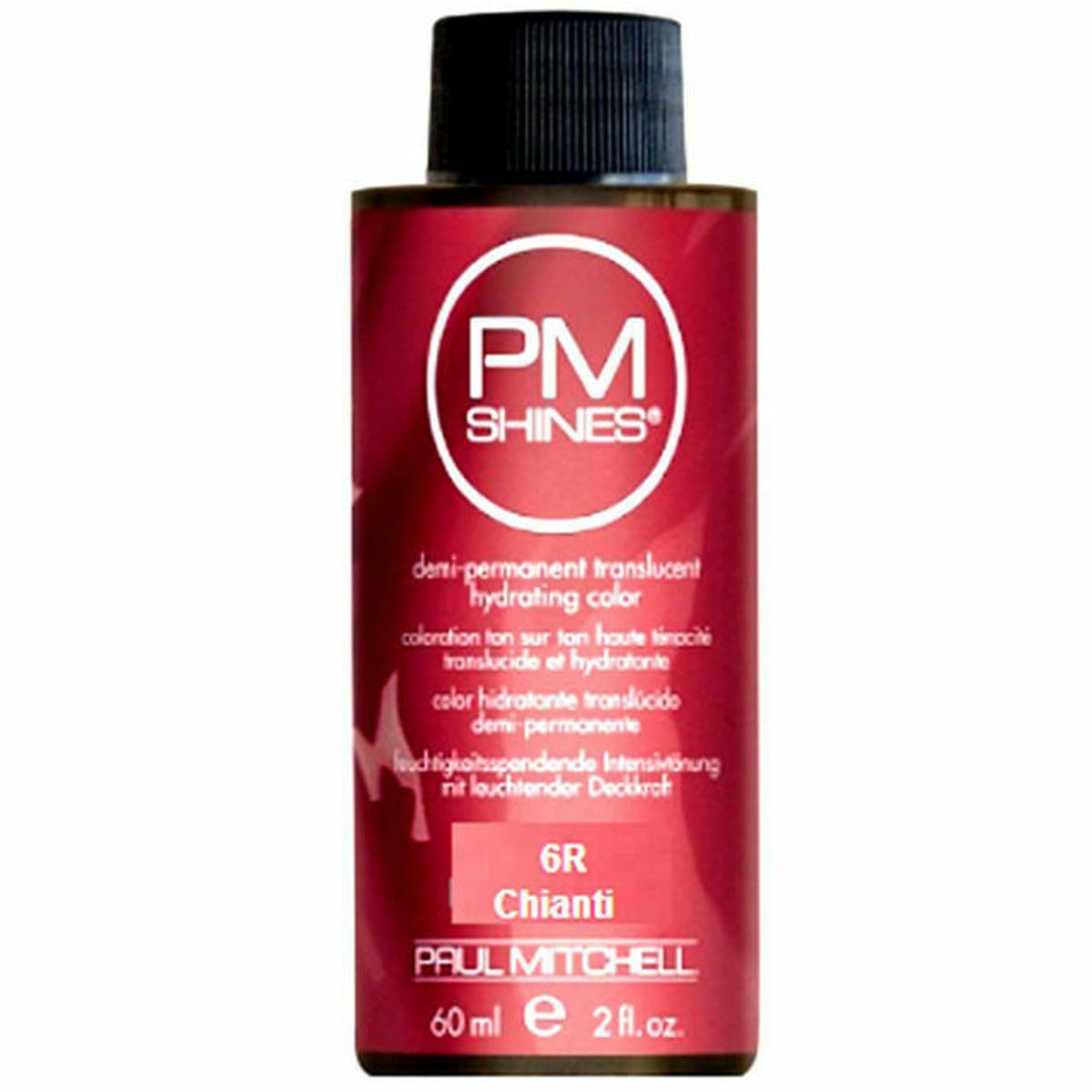 Paul Mitchell PM Shines 6R Chianti Demi-Permanent Translucent Hydrating Color 2 Ounce 60 Milliliters | SellerSpree