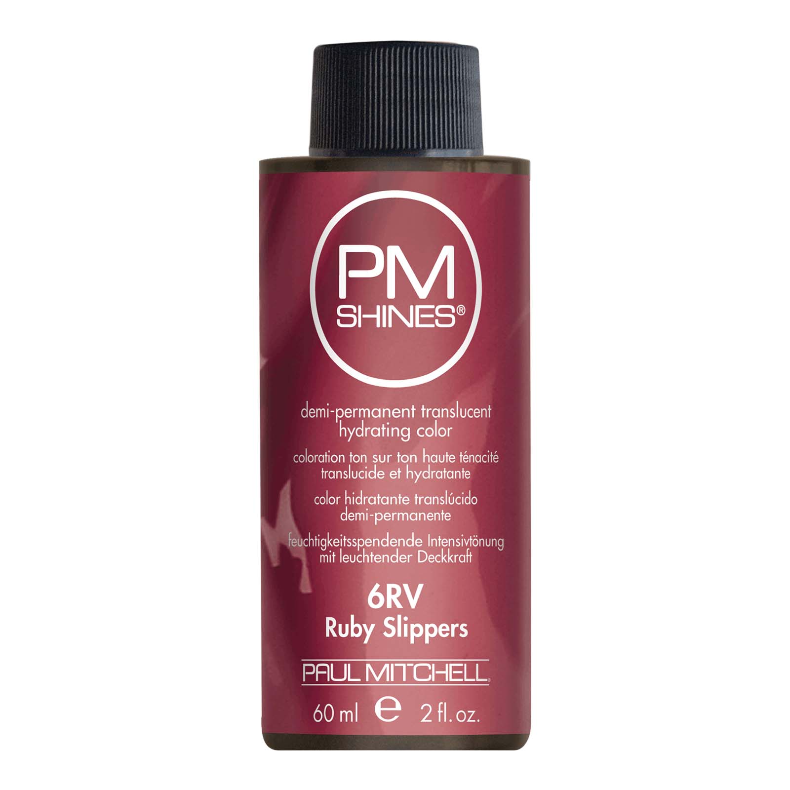 Paul Mitchell Pm Shines 6rv Ruby Slippers Demi-permanent Translucent Hydrating Color 2oz 60ml | SellerSpree