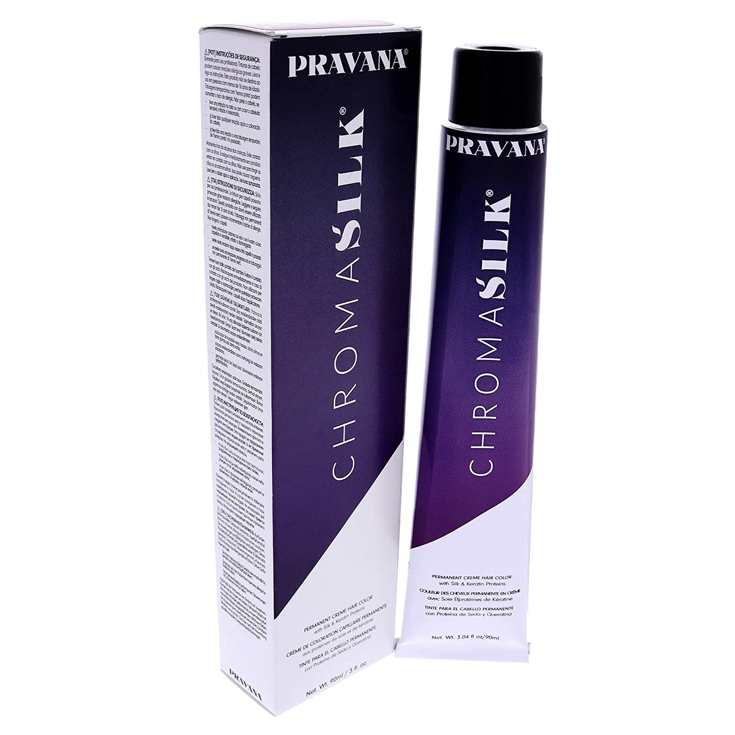 Pravana Chromasilk 8.11/8aa Light Intense Ash Blonde Permanent Creme Hair Color With Silk & Keratin 3oz 90ml | SellerSpree