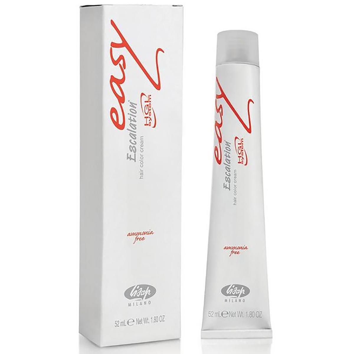 Lisap Milano Easy Escalation 7/56 Tropical Red Blonde Ammonia Free Hgl System Hair Color 3.5oz 100ml | SellerSpree