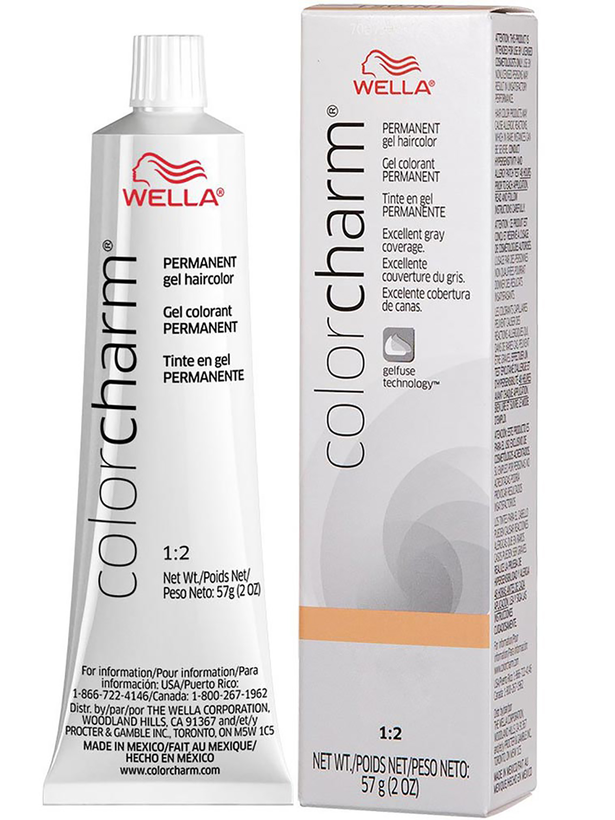 Wella Color Charm Permanent Gel Haircolor 5wv Cinnamon 1:2 2oz 60ml | SellerSpree