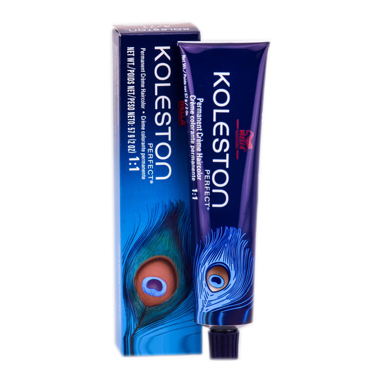 Wella Koleston Perfect Permanent Creme Hair Color 6/71 Dark Blonde / Brown Ash 2oz 60ml | SellerSpree