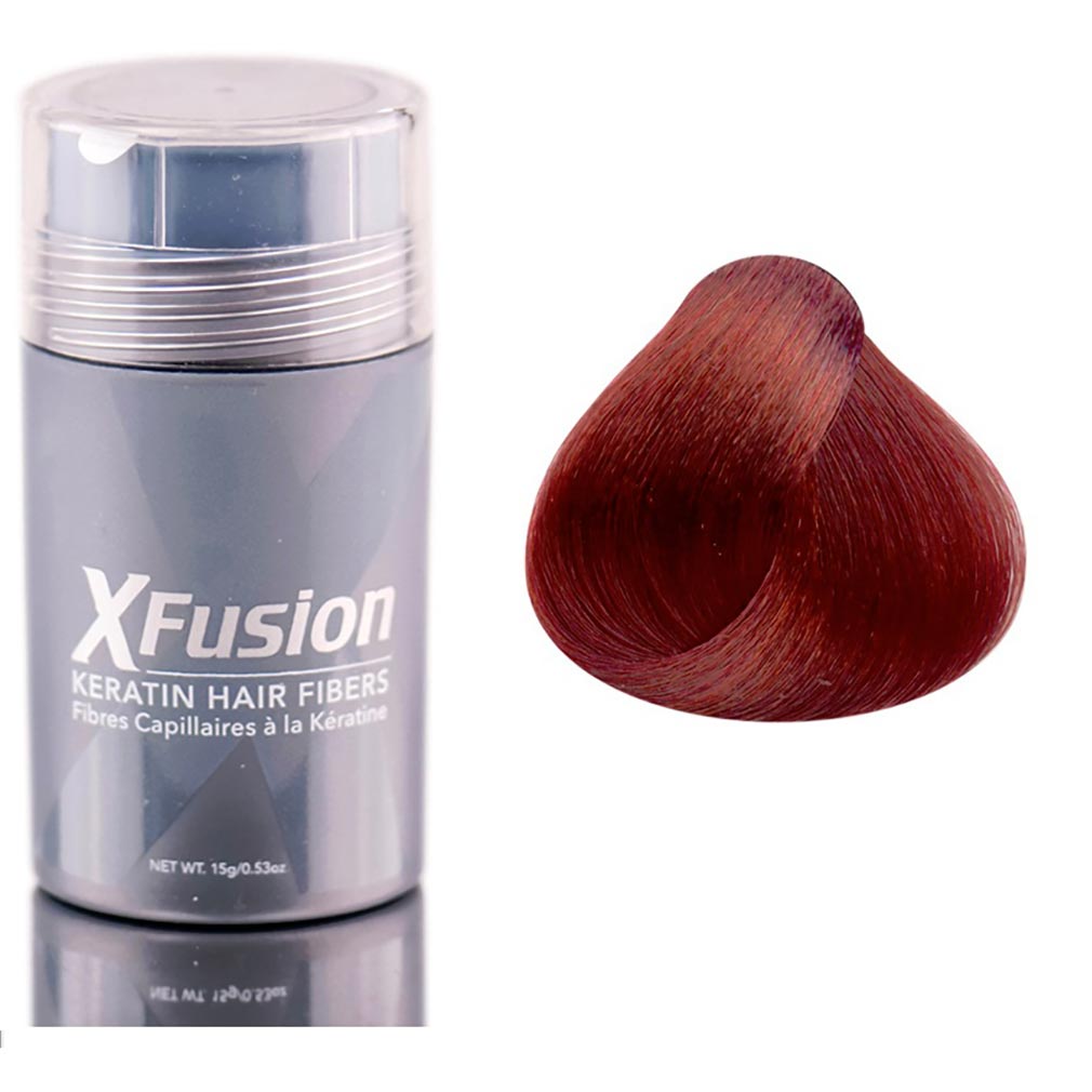 Xfusion Keratin Hair Fibers Auburn 0.53 Ounce 15 Milliliters | SellerSpree