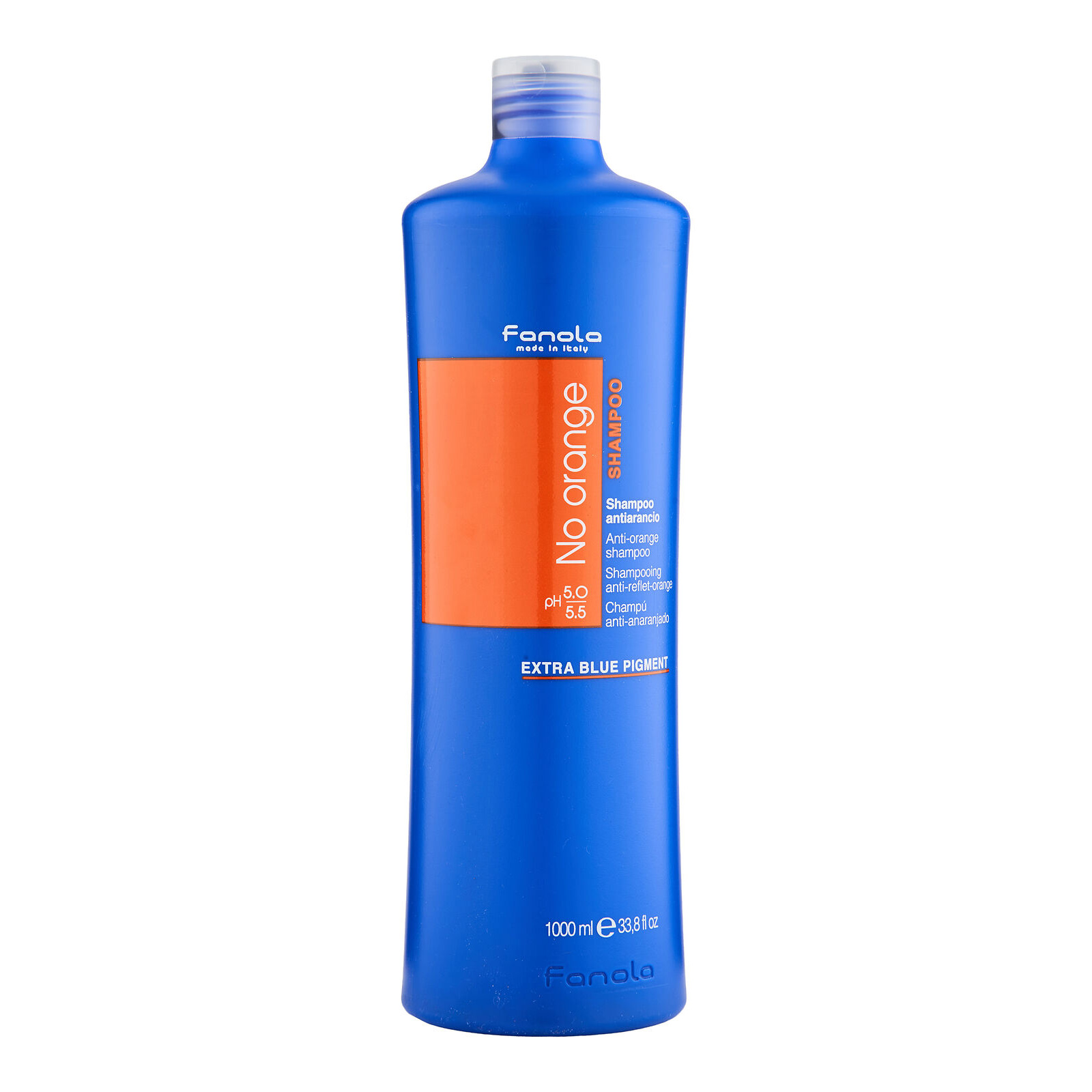Fanola No Orange Shampoo pH 5.0/5.5 Anti-Orange 33.8 Ounce 1000 Milliliters | SellerSpree