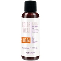 Alfaparf Milano The Natural Evolution Of Gloss Toner Color Wear 010.04 Soft Lightest Slightly Copper Blonde Liquid Demi Hair Color 2 Ounce 60 Milliliters | SellerSpree