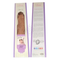 Babe 20 Inch Clip-in Shirley #27 100% Human Hair Extensions 10 Wefts Of Varying Widths 160g | SellerSpree