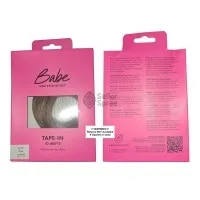 Babe Tape-in Extensions 22in Eva #6/10 10 Wefts 100% Human Remy Hair | SellerSpree